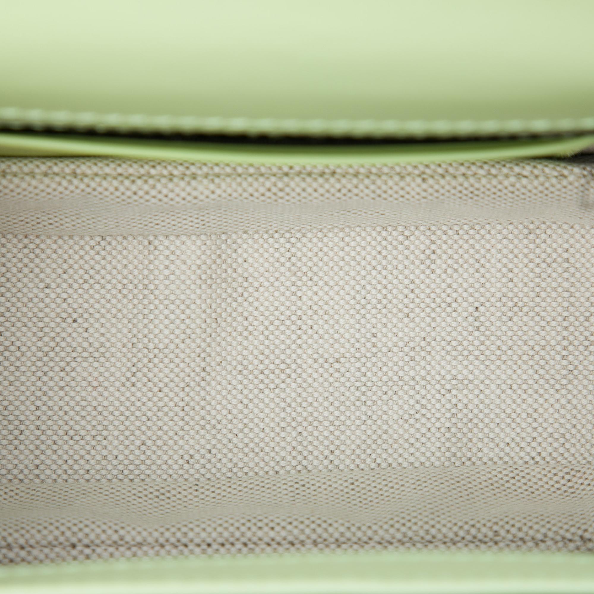 Gucci Mini Calfskin Web 1947 Bamboo Top Handle Bag
