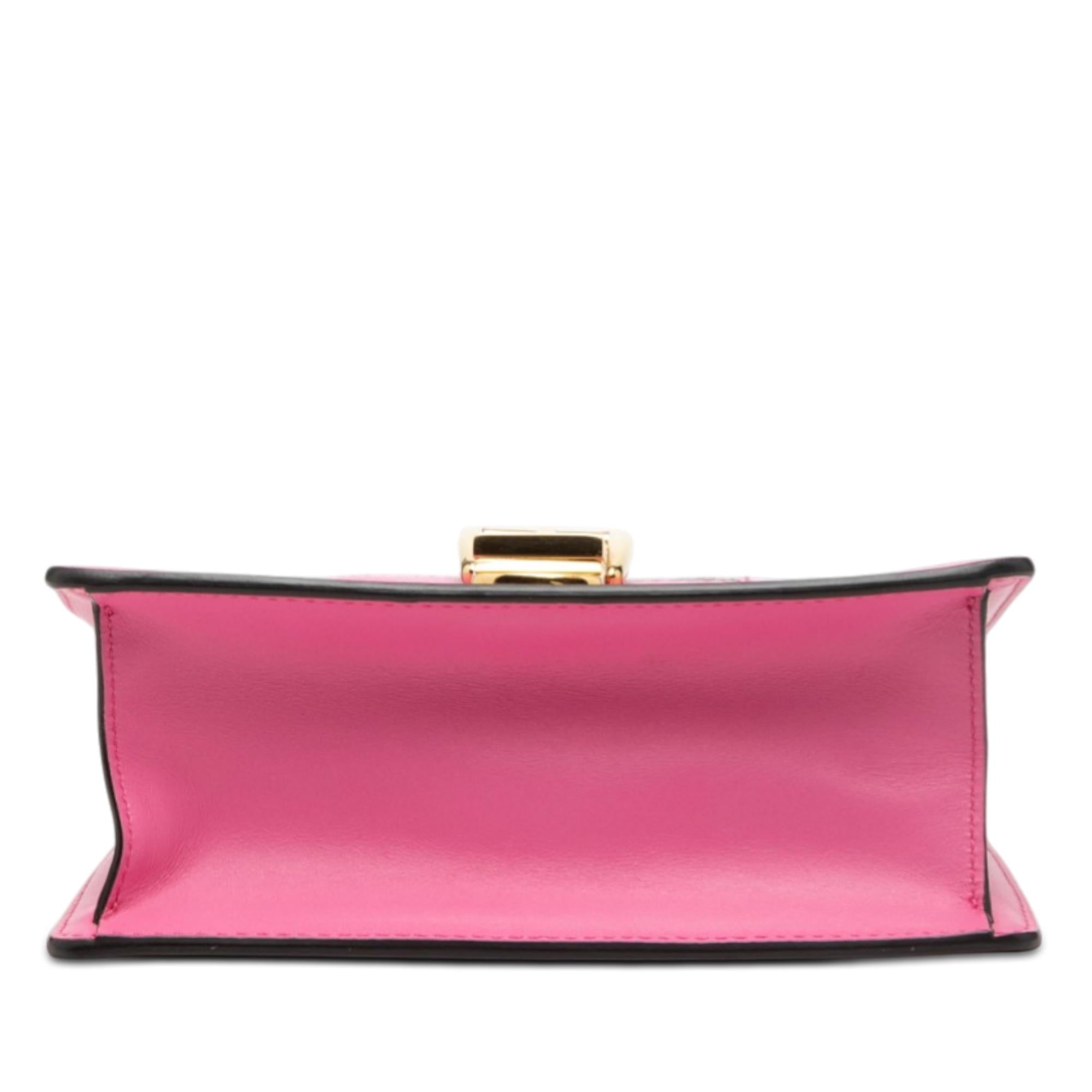 Gucci Mini Calfskin Web Sylvie Chain Crossbody
