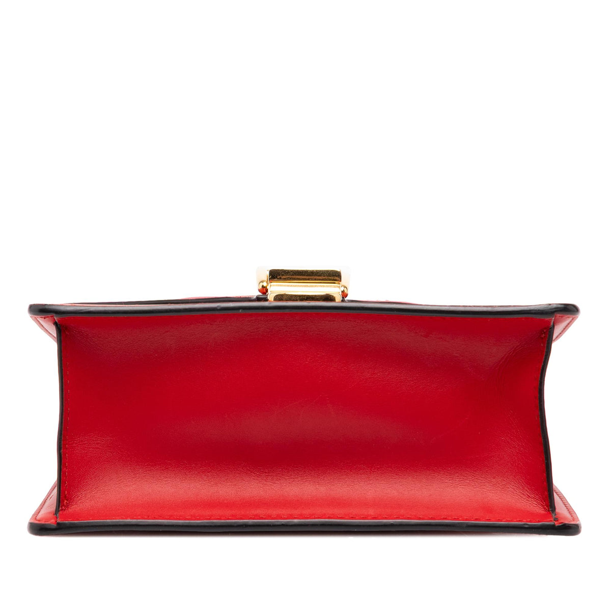 Gucci Mini Calfskin Web Sylvie Chain Satchel