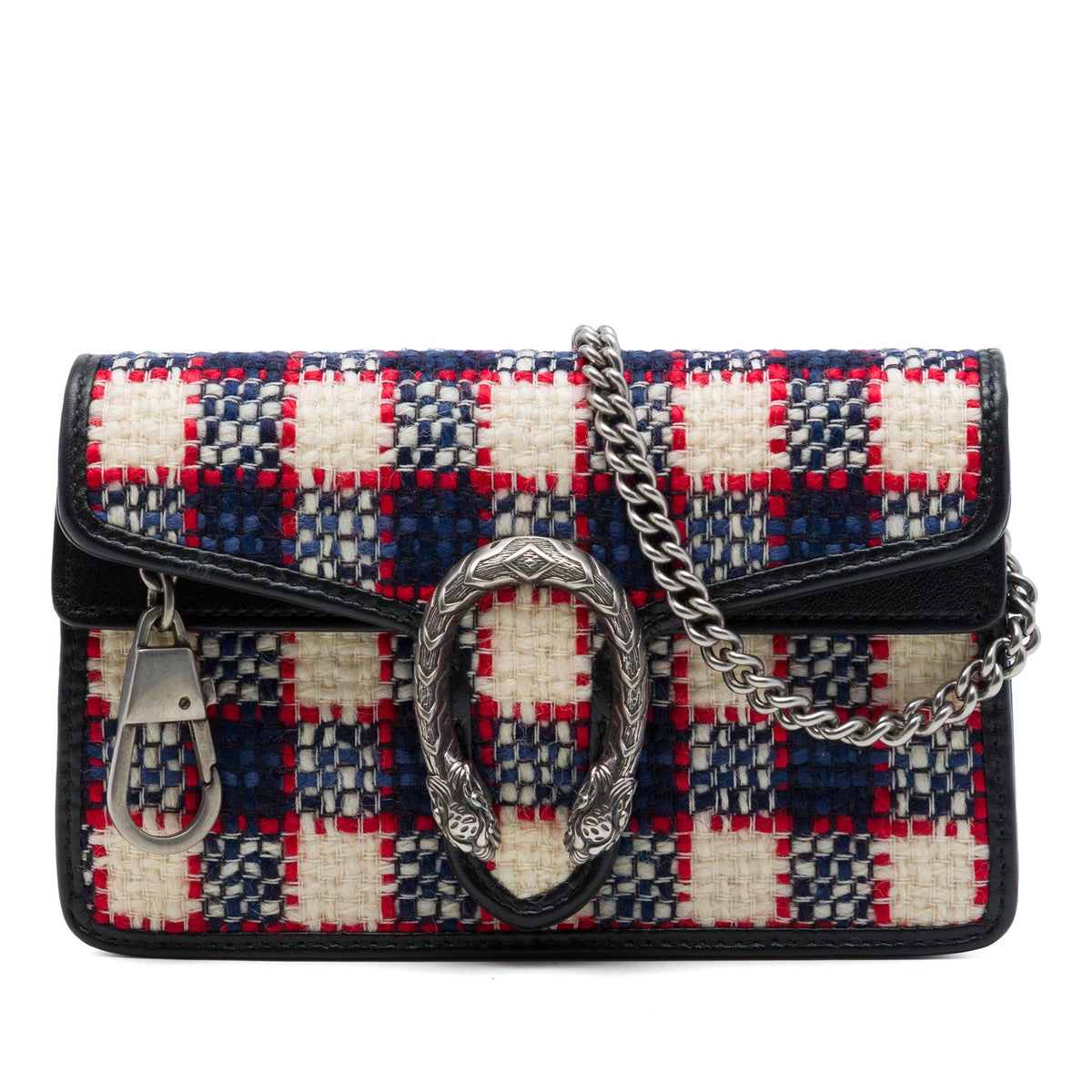 Gucci Mini Checkered Tweed Dionysus Crossbody