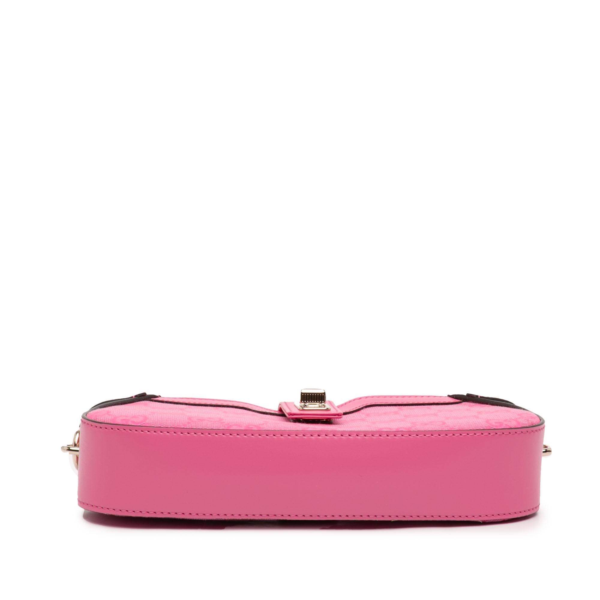 Gucci Mini GG Canvas Moon Side Shoulder Bag