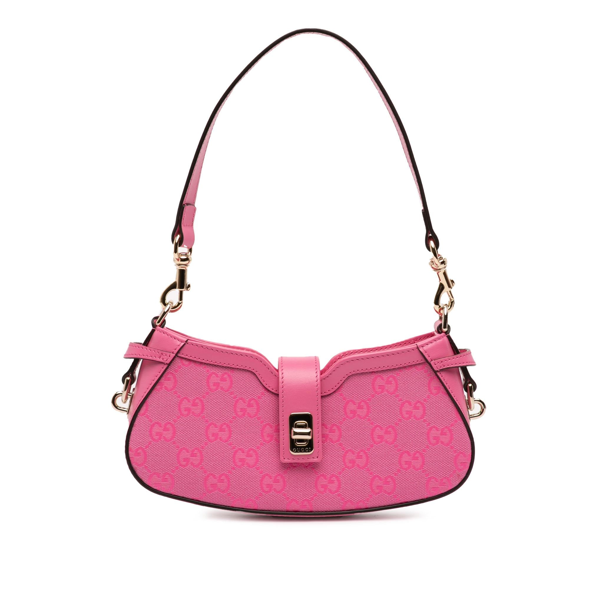 Gucci Mini GG Canvas Moon Side Shoulder Bag