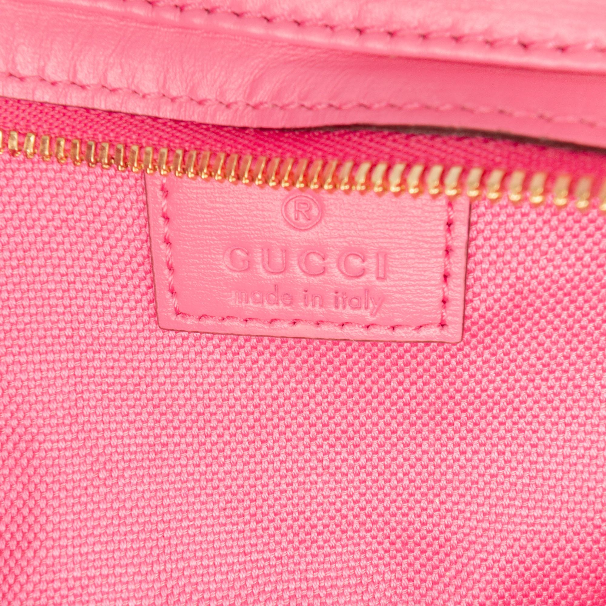 Gucci Mini GG Canvas Moon Side Shoulder Bag