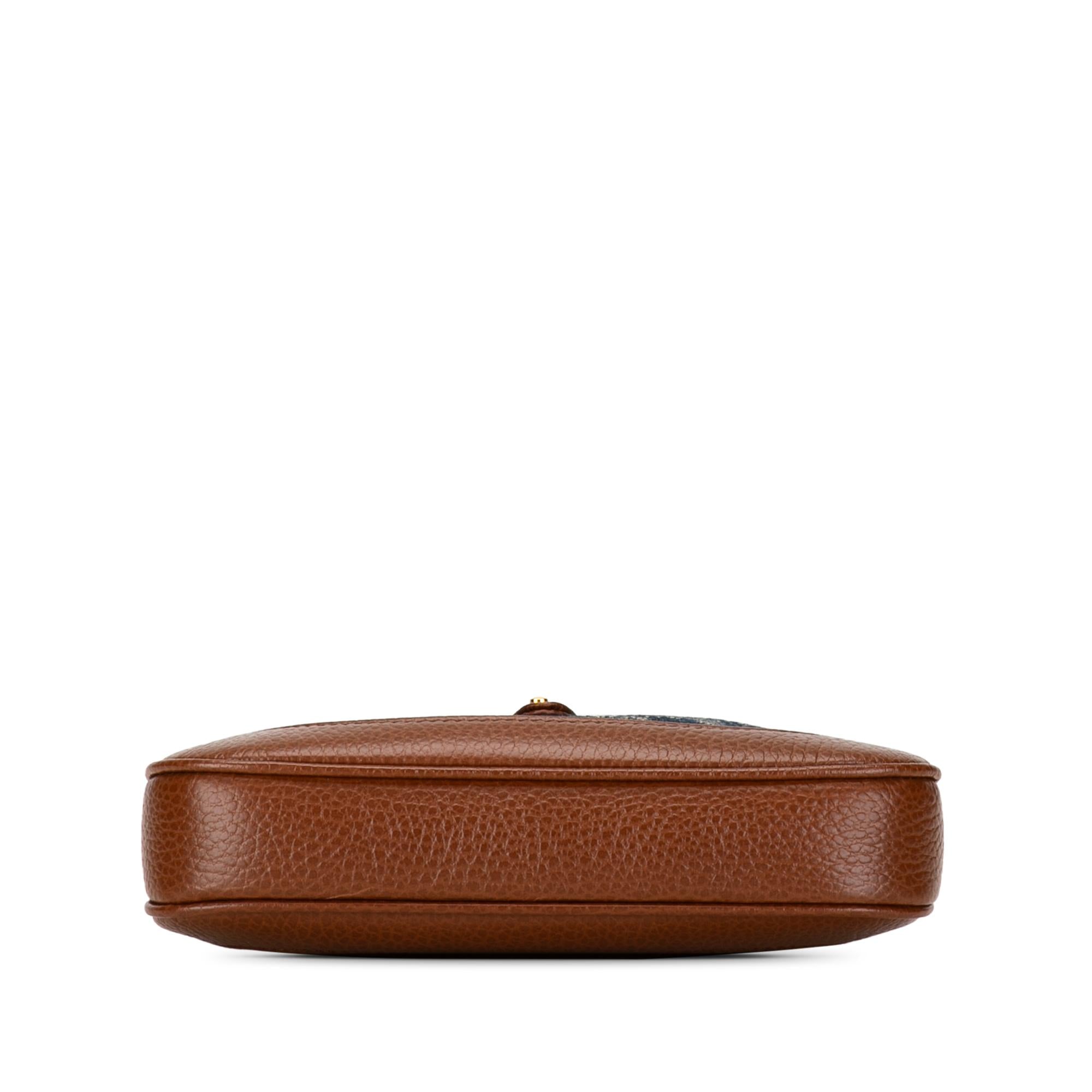 Gucci Mini GG Denim Jackie 1961 Crossbody (SHG-dokpc3)