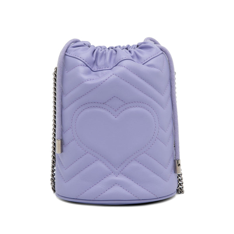 Gucci Mini GG Marmont Matelasse Bucket Bag (SHG-cgNll5)