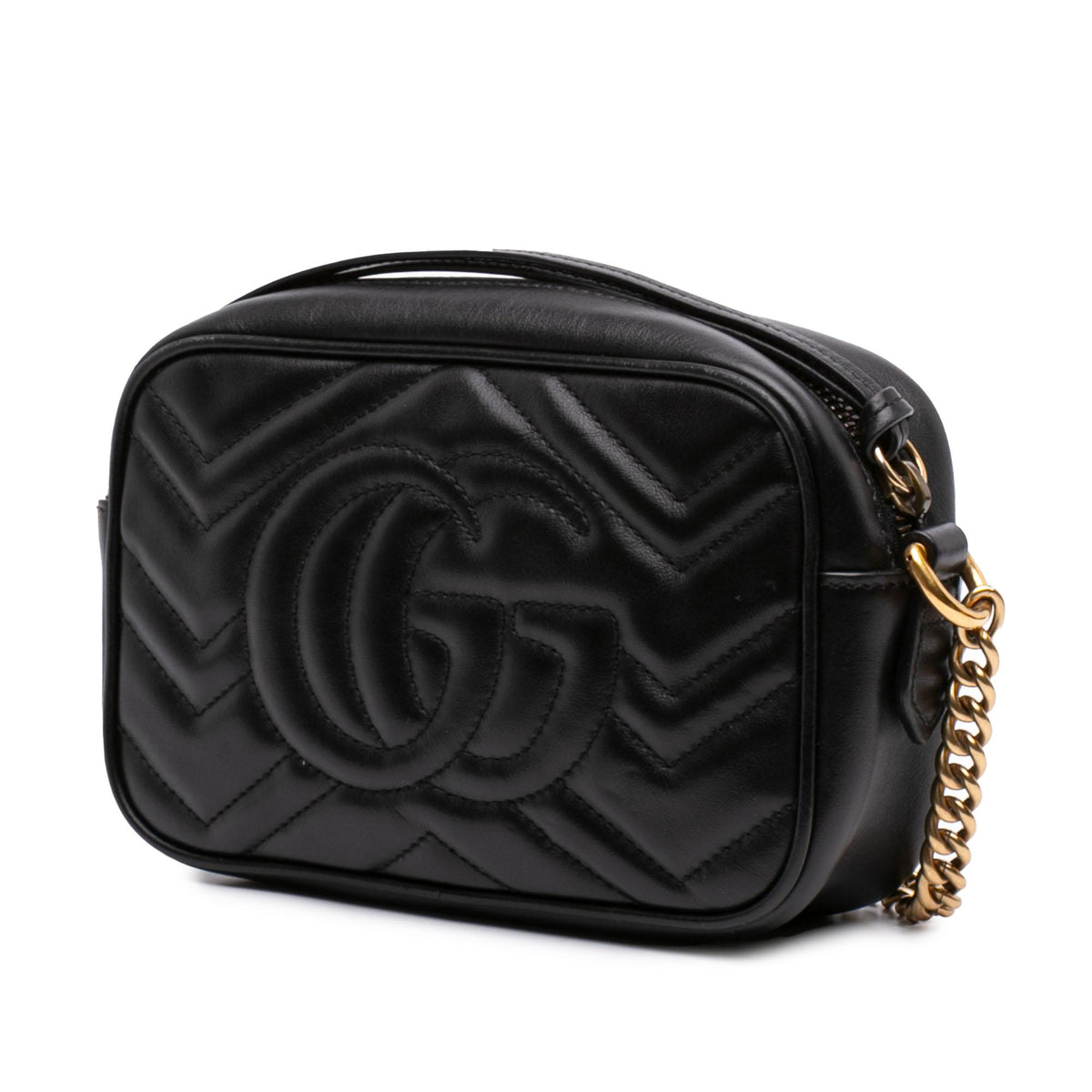 Gucci Mini GG Marmont Matelasse Calfskin Crossbody