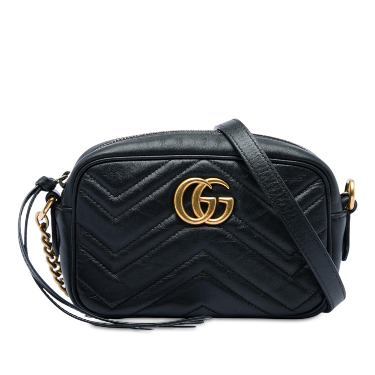 Gucci Mini GG Marmont Matelasse Calfskin Crossbody