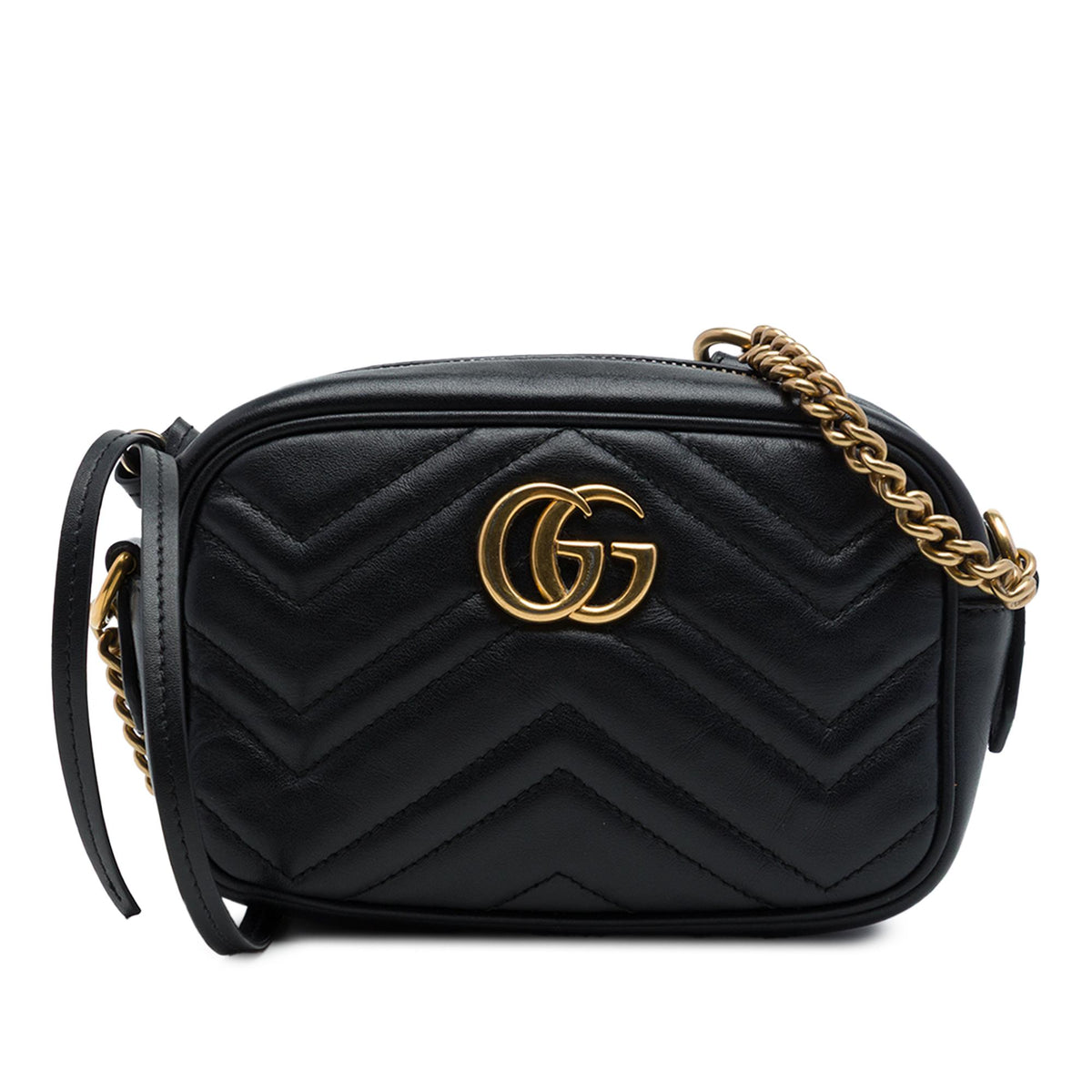 Gucci Mini GG Marmont Matelasse Calfskin Crossbody