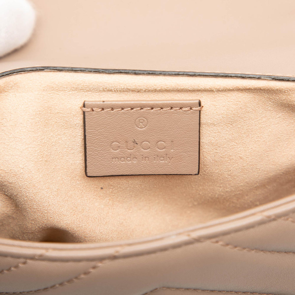 Gucci Mini GG Marmont Matelasse Calfskin Flap Crossbody