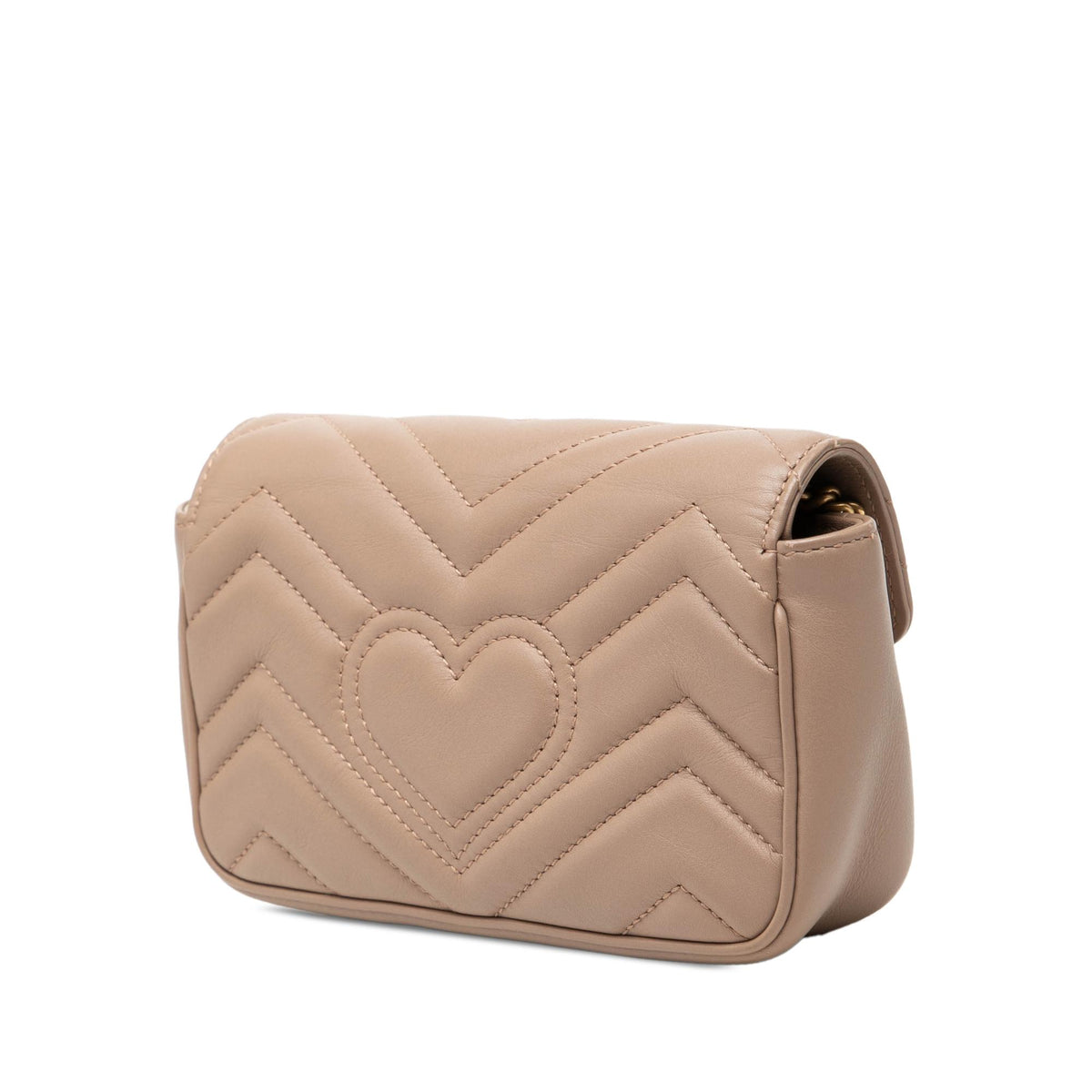 Gucci Mini GG Marmont Matelasse Calfskin Flap Crossbody
