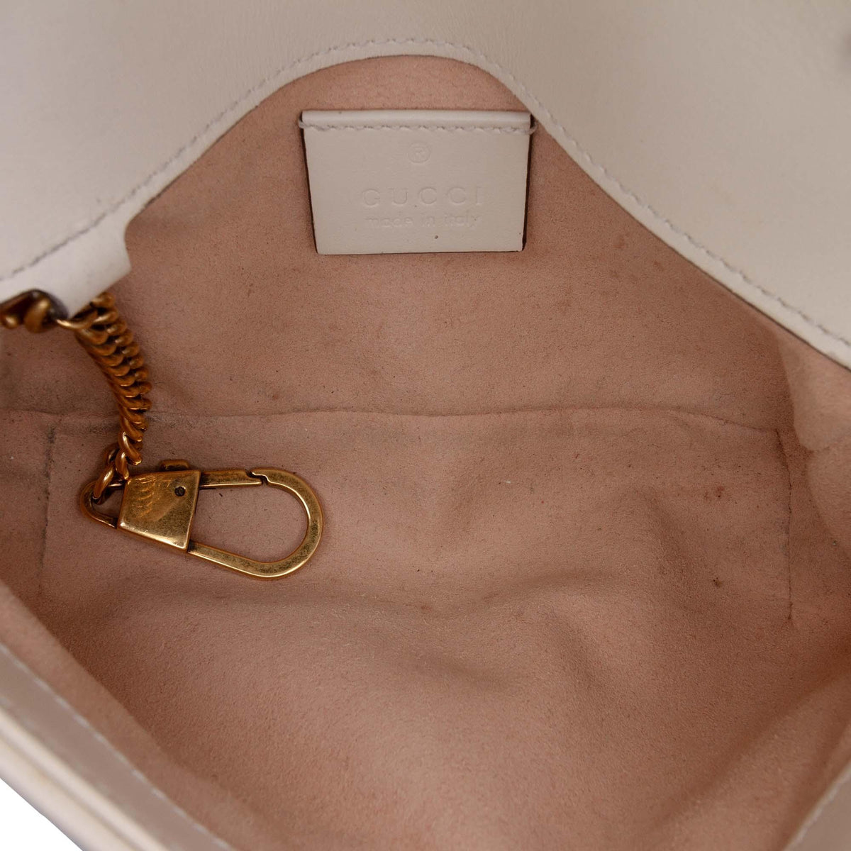 Gucci Mini GG Marmont Matelasse Calfskin Flap Crossbody