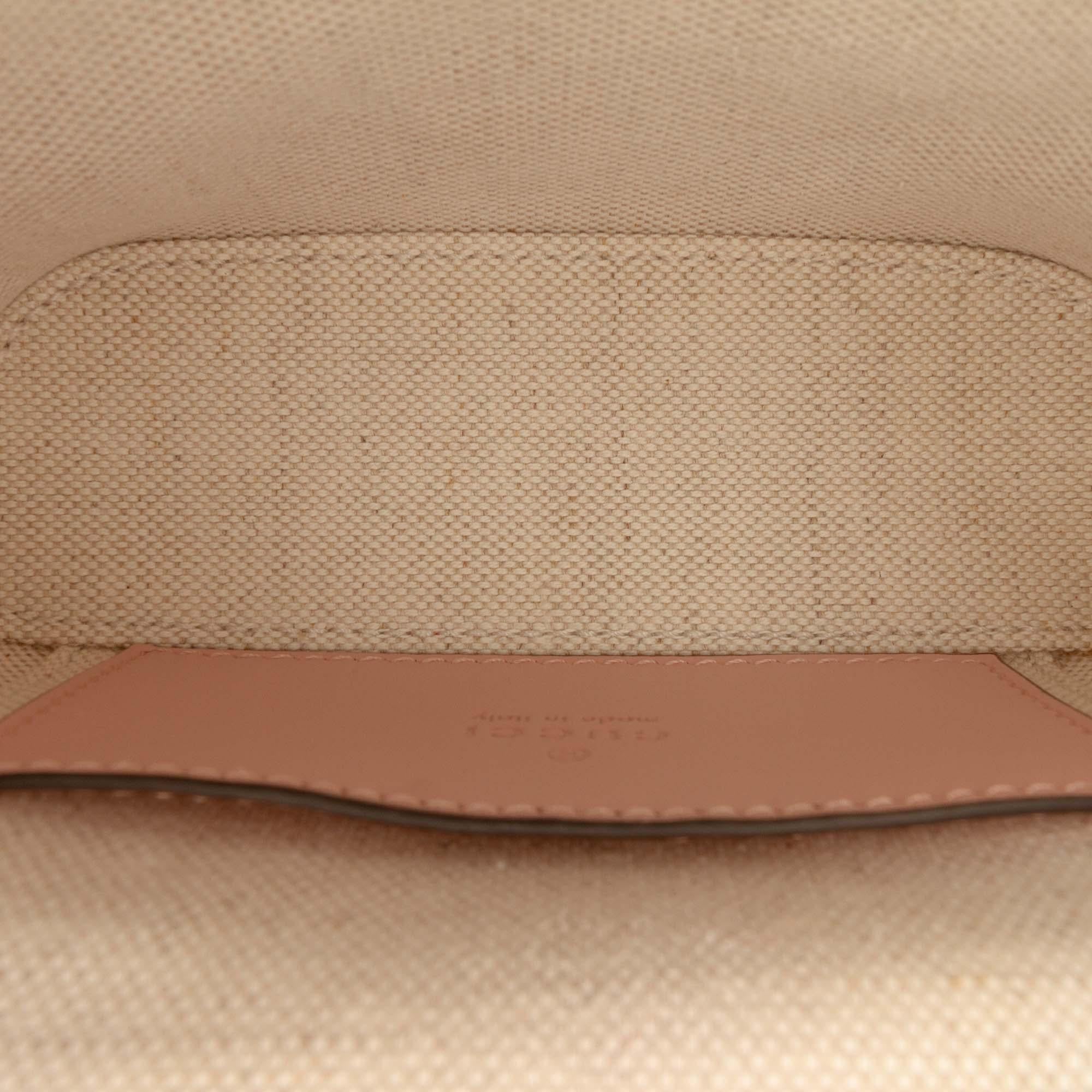 Gucci Mini GG Marmont Matelasse Calfskin Top Handle Vanity Chain Bag