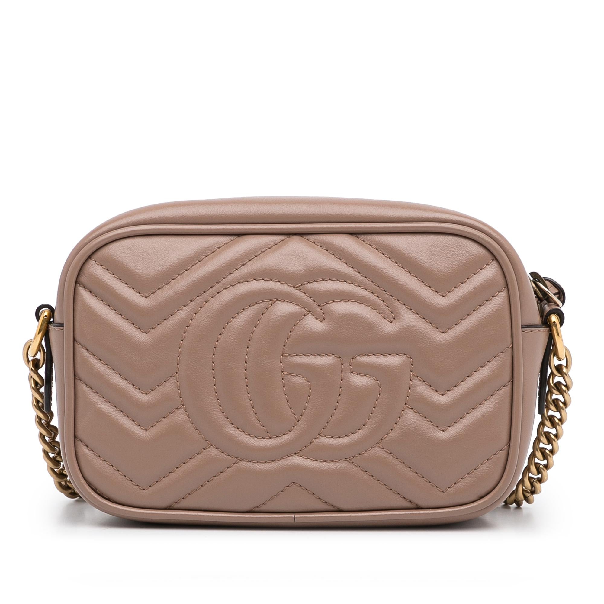 Gucci Mini GG Marmont Matelasse Crossbody (SHG-r1hvKf)