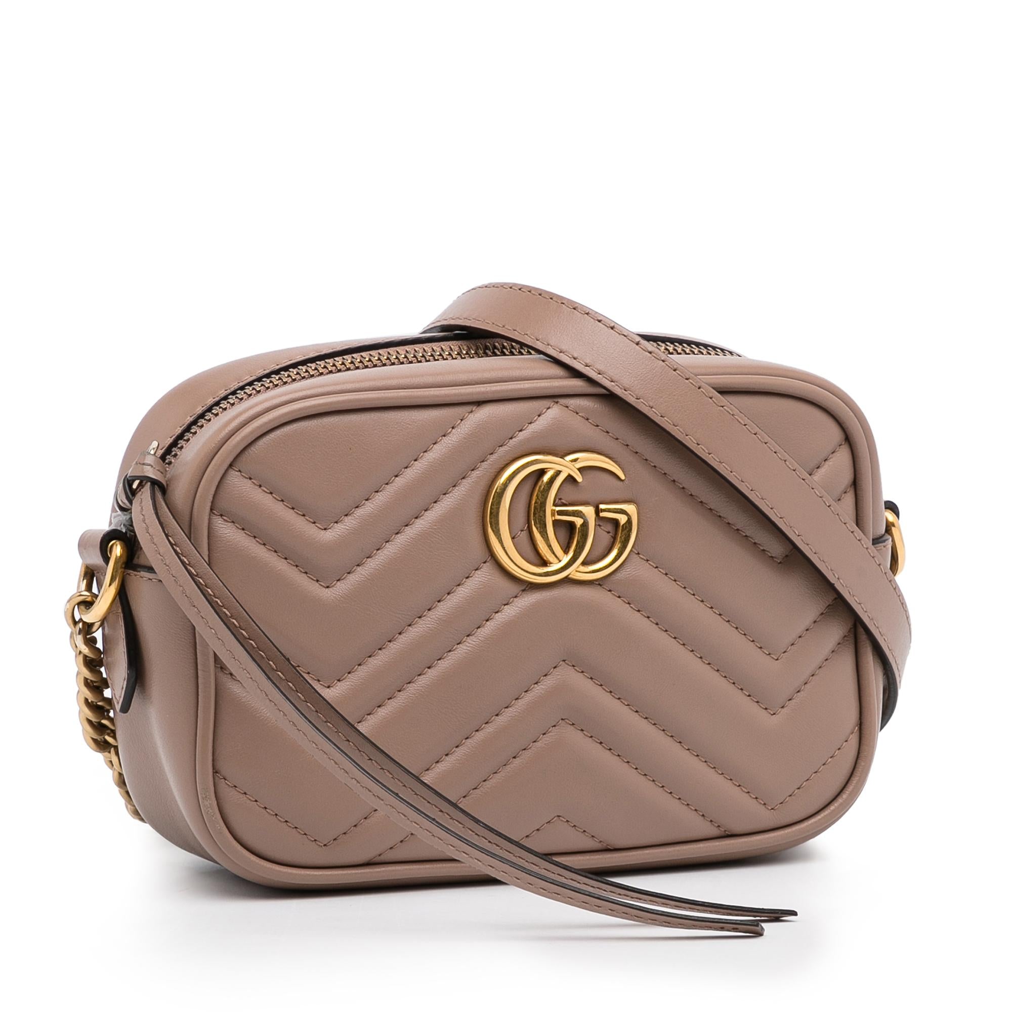 Gucci Mini GG Marmont Matelasse Crossbody (SHG-r1hvKf)
