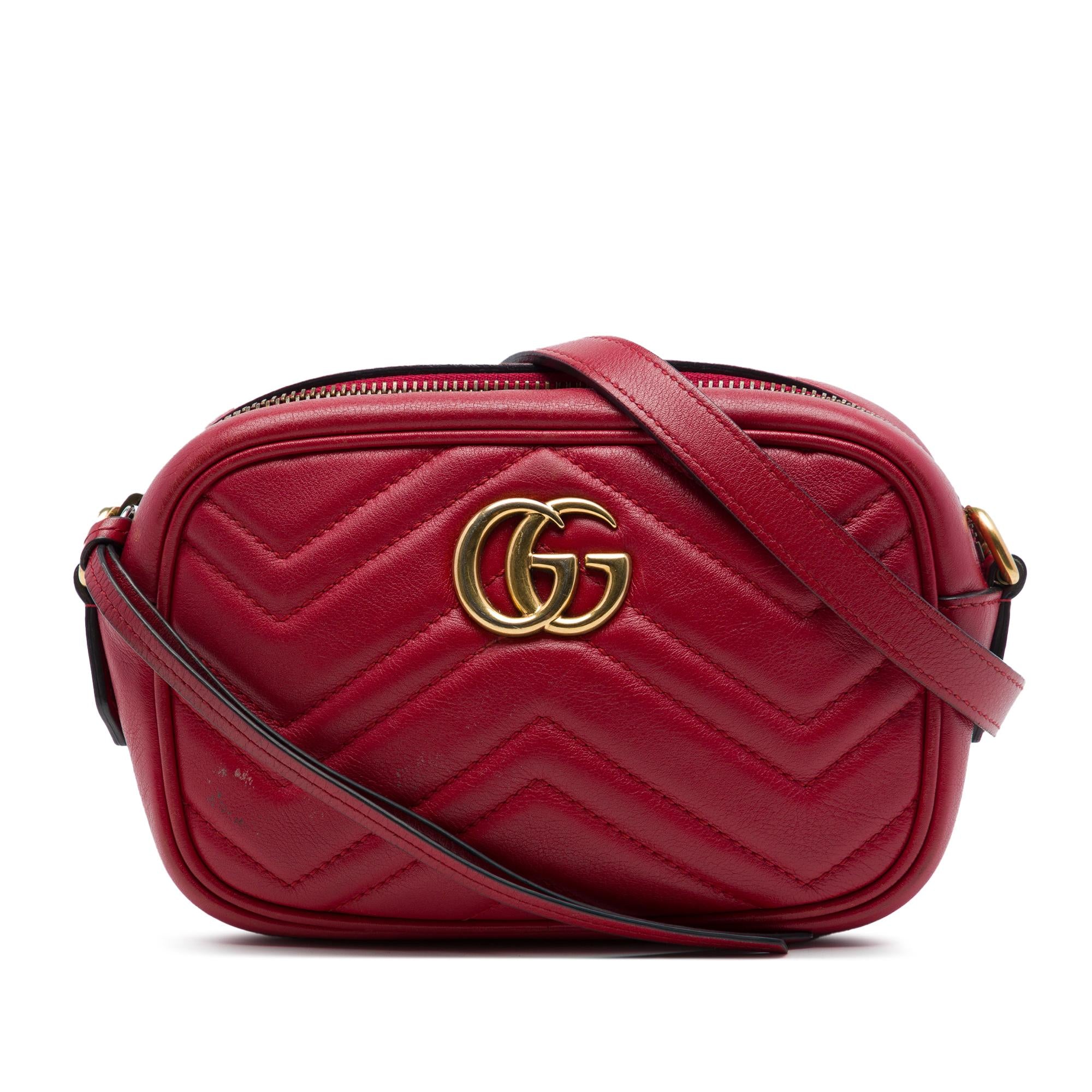 Gucci Mini GG Marmont Matelasse Leather Crossbody