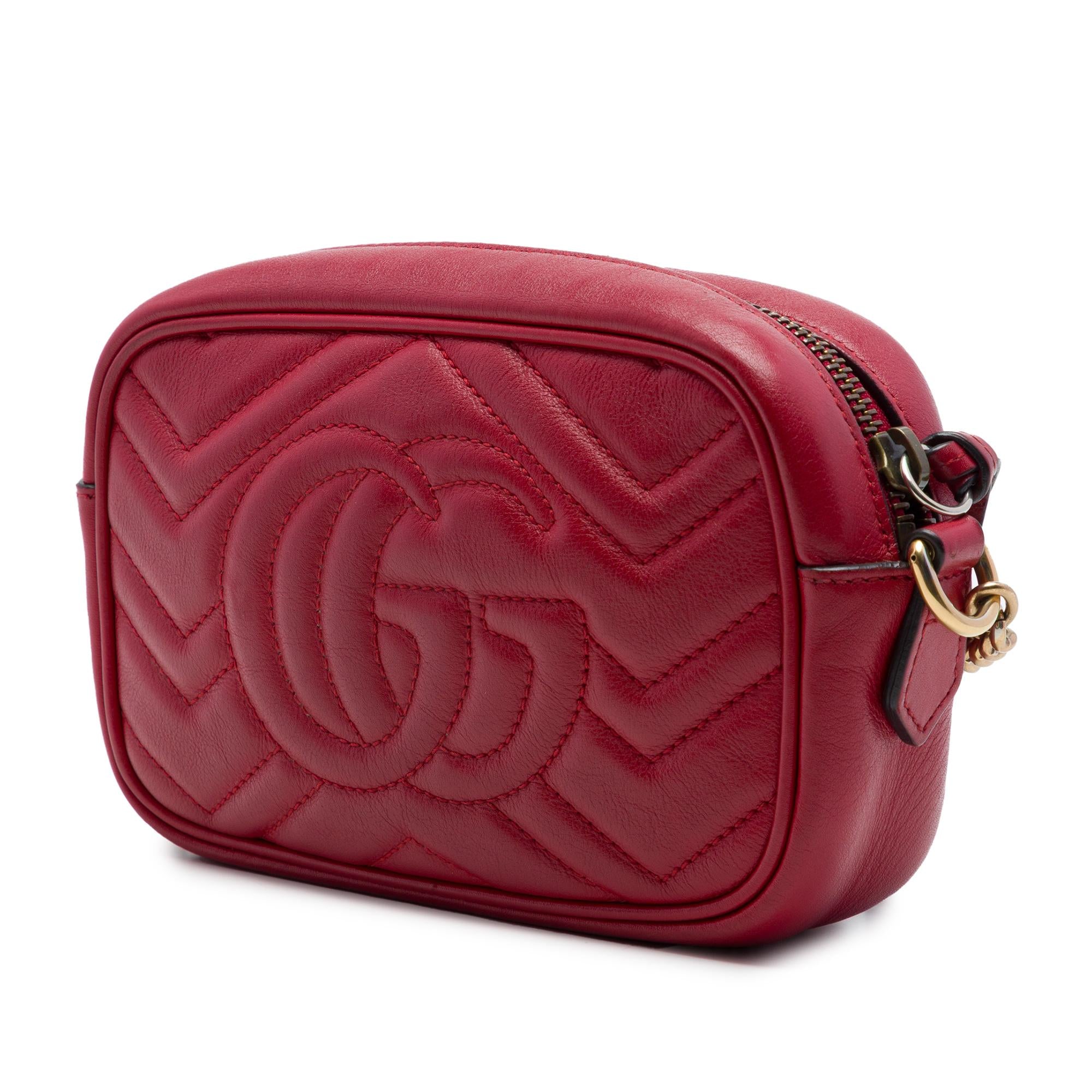 Gucci Mini GG Marmont Matelasse Leather Crossbody
