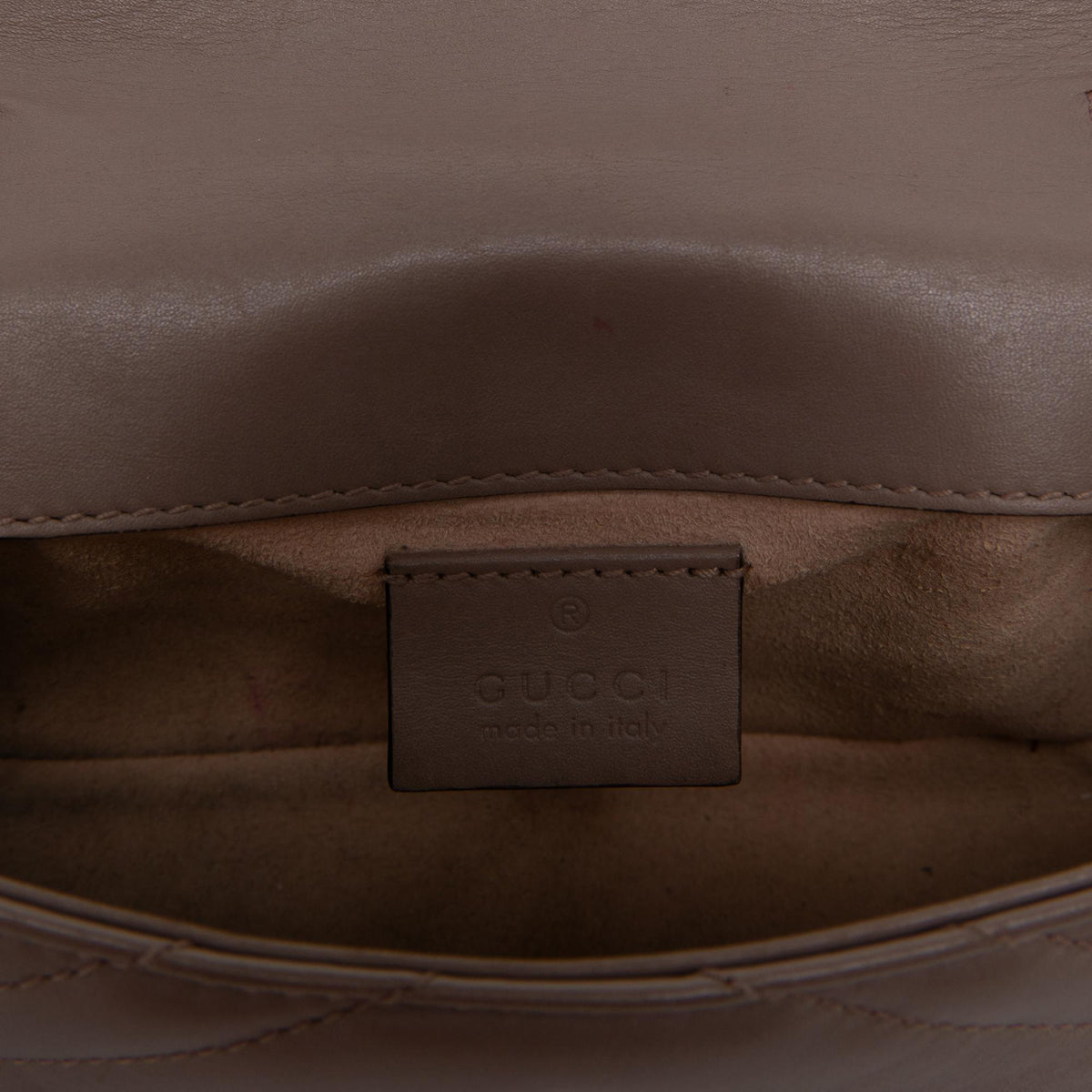 Gucci Mini GG Marmont Matelasse Leather Flap Crossbody
