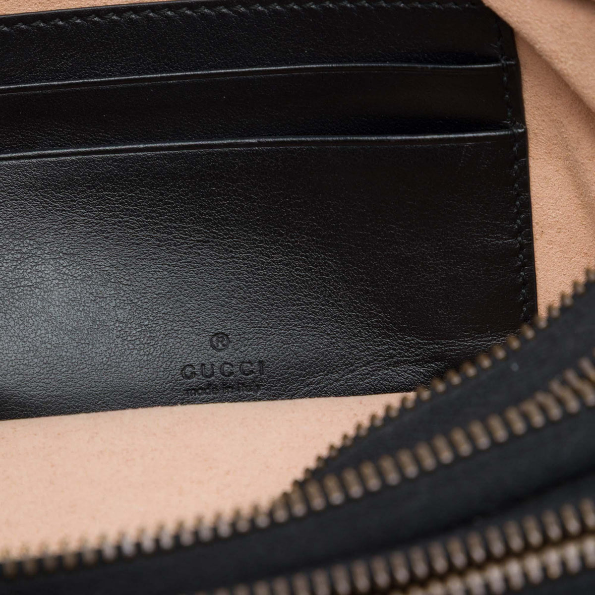 Gucci Mini GG Marmont Matelasse Leather Triple Zip Crossbody