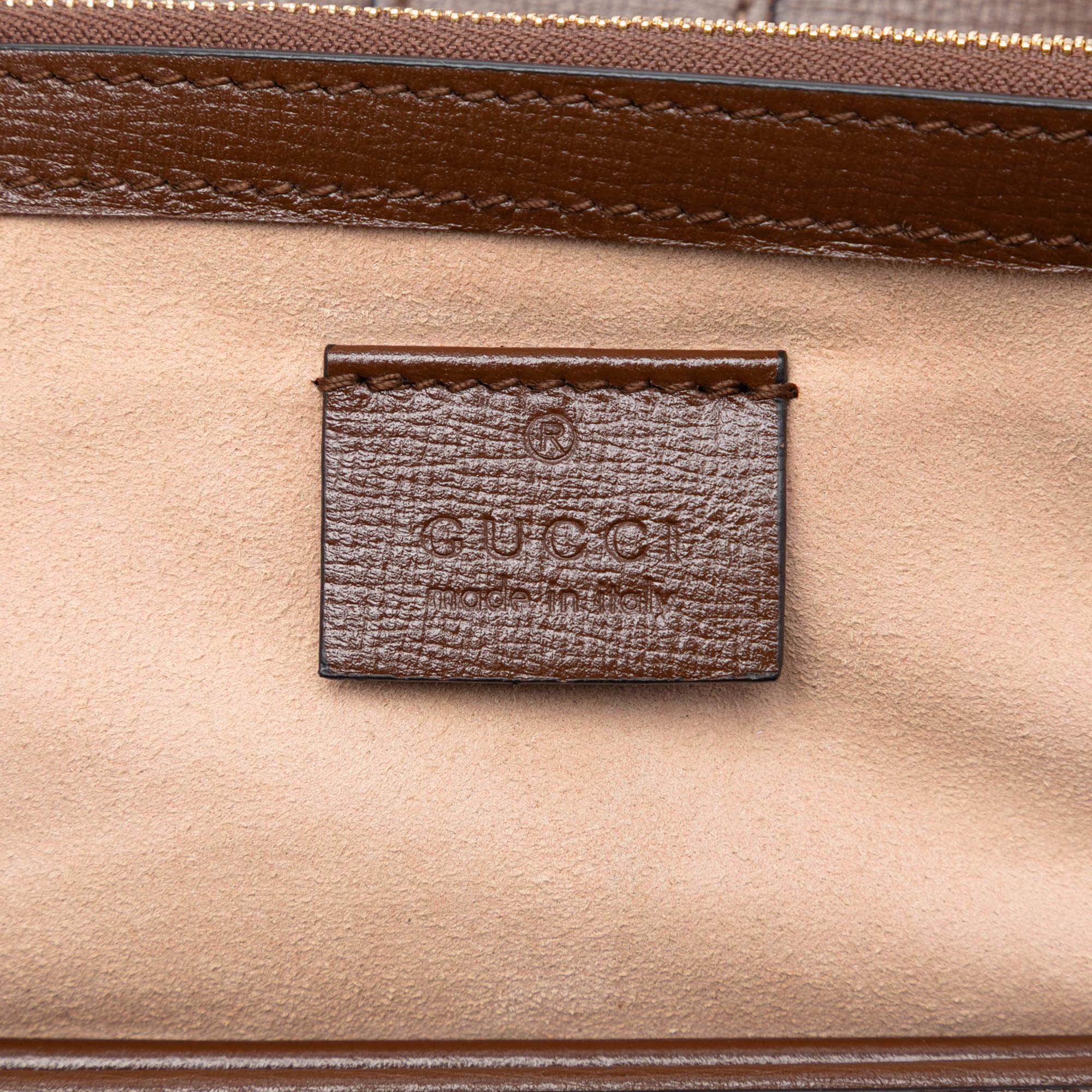 Gucci Mini GG Supreme Clasp Crossbody