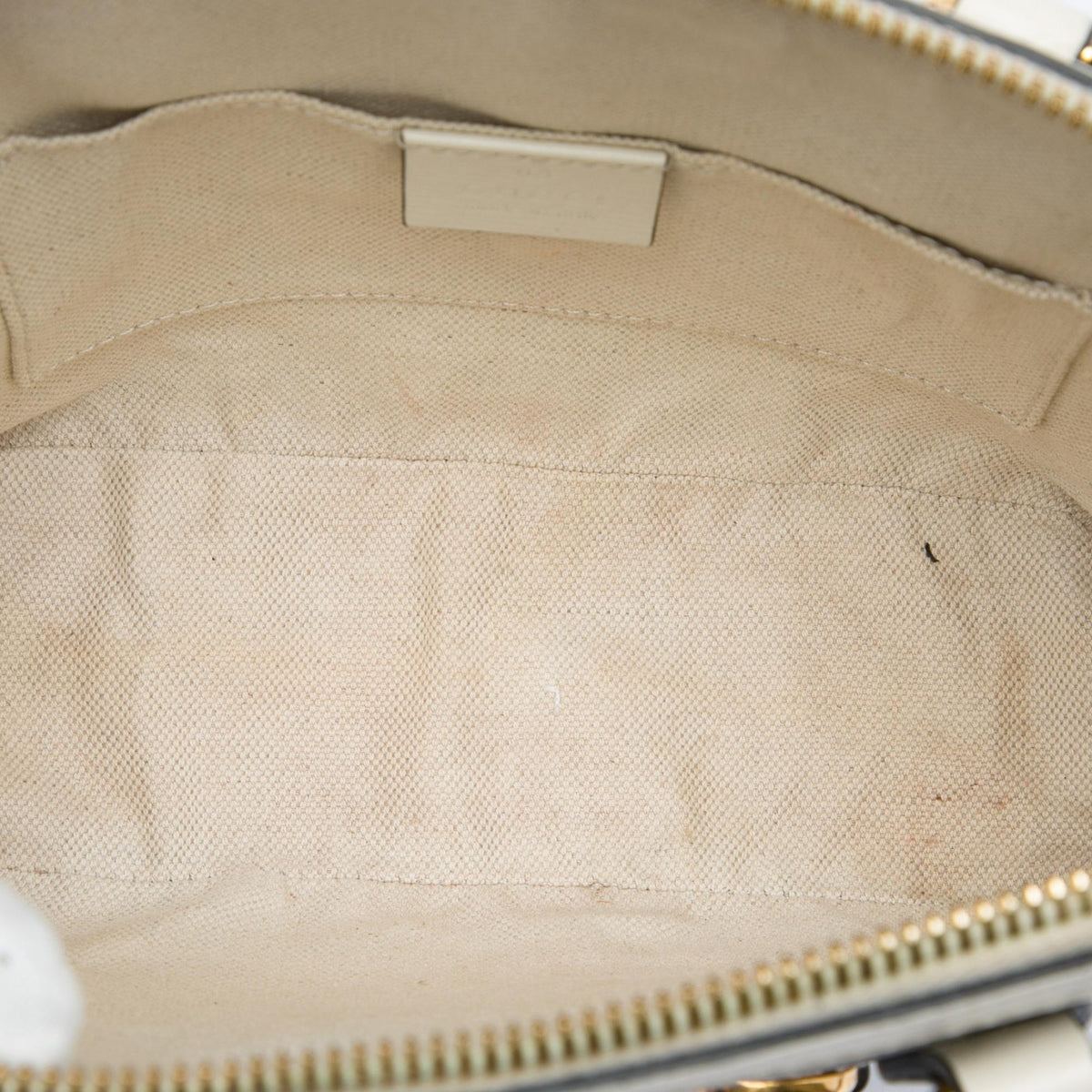 Gucci Mini GG Supreme Horsebit 1955 Top Handle Bag