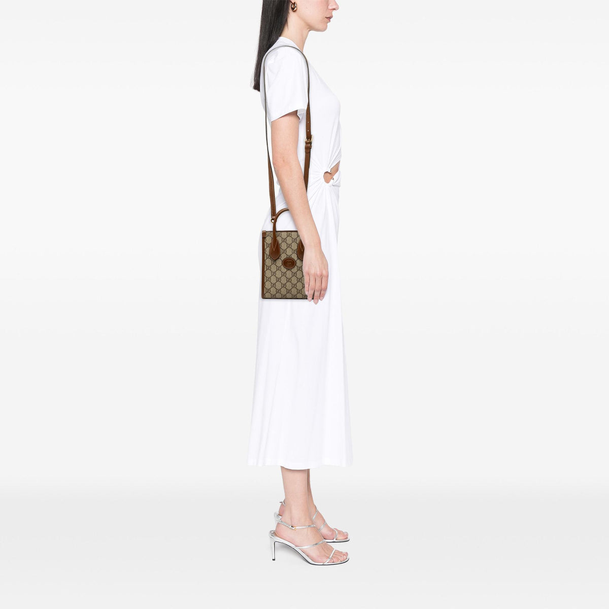 Gucci Mini GG Supreme Interlocking G Satchel