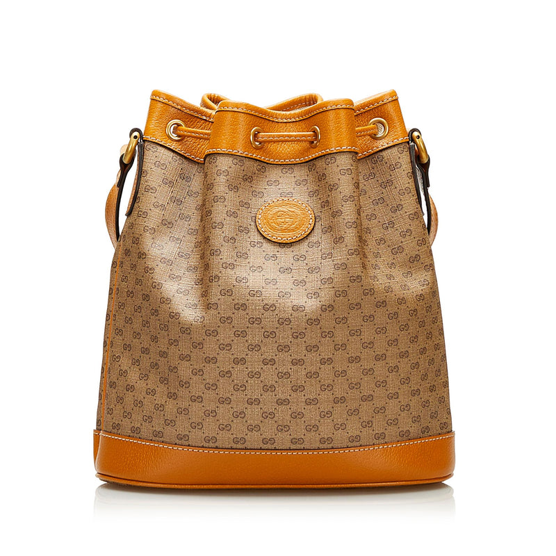 Gucci Mini GG Supreme Mickey Mouse Bucket Bag (SHG-36132)
