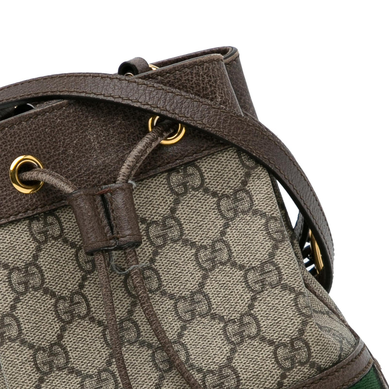 Gucci Mini GG Supreme Ophidia Bucket Bag (SHG-zGiwyY)