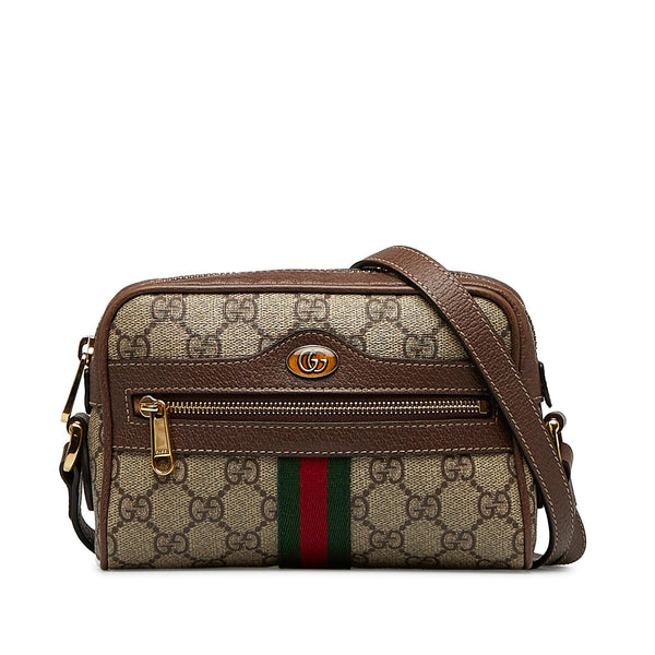 Gucci Mini GG Supreme Ophidia Crossbody Bag (SHG-1GcAmr)