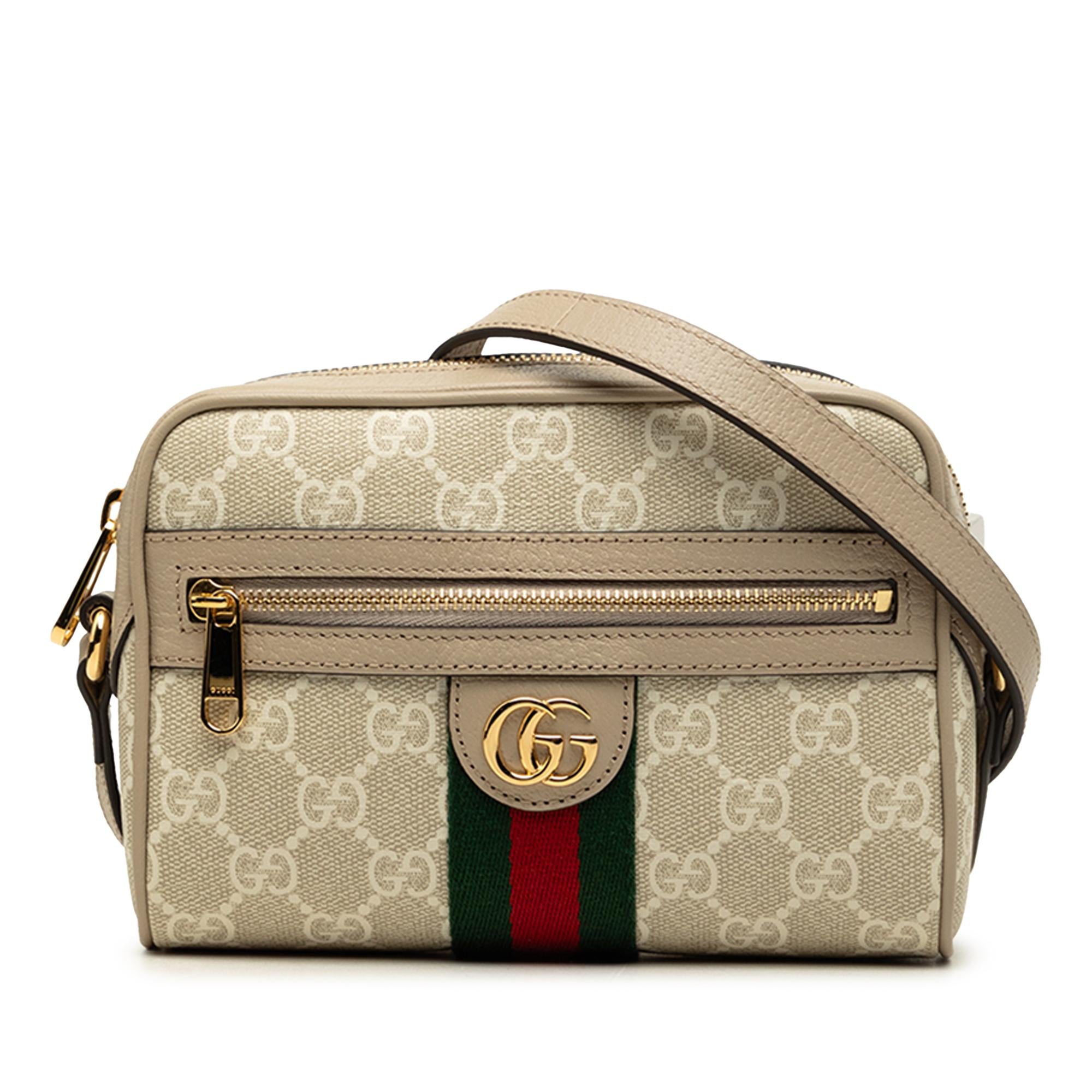 Gucci Mini GG Supreme Web Ophidia Crossbody