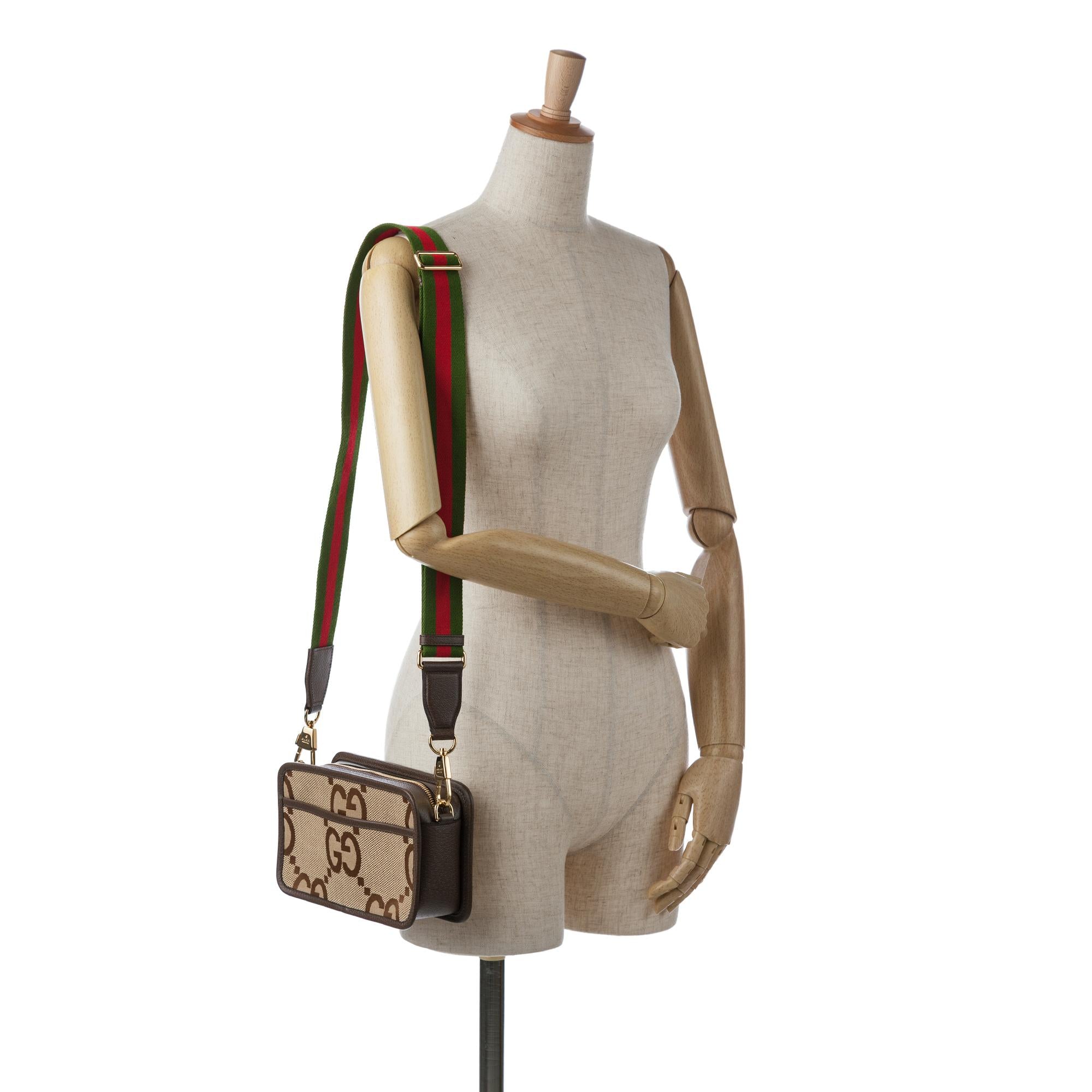 Gucci Mini Jumbo GG Crossbody Bag (SHG-FKXWG3)