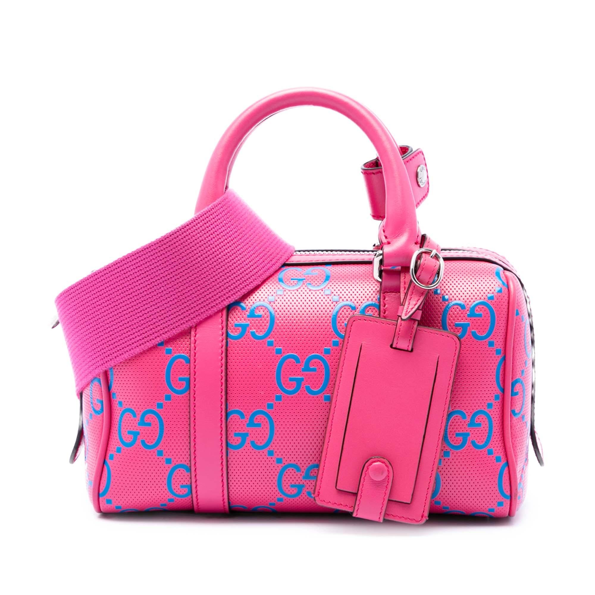 Gucci Mini Jumbo GG Perforated Leather Duffle Bag