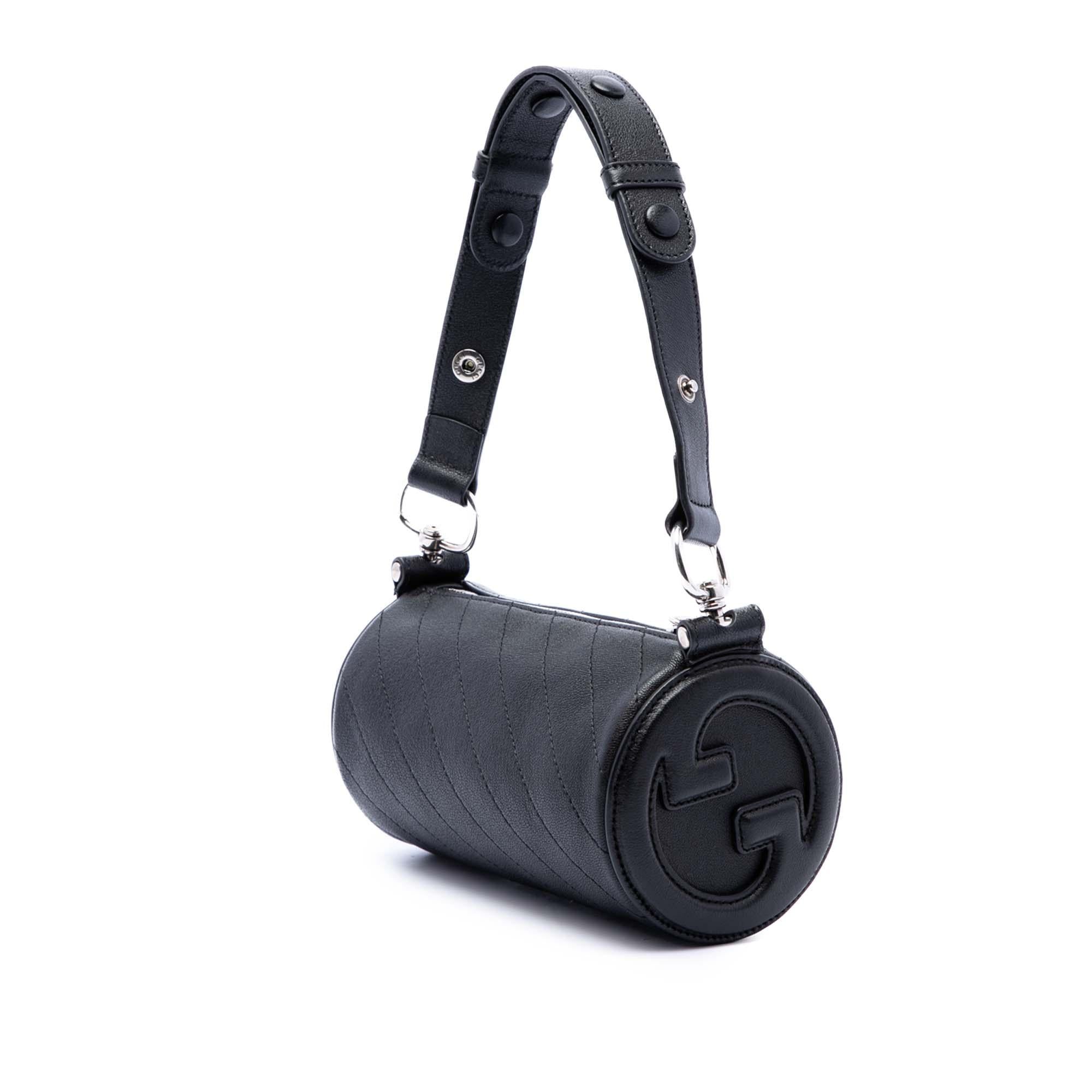 Gucci Mini Leather Blondie Barrel Shoulder Bag