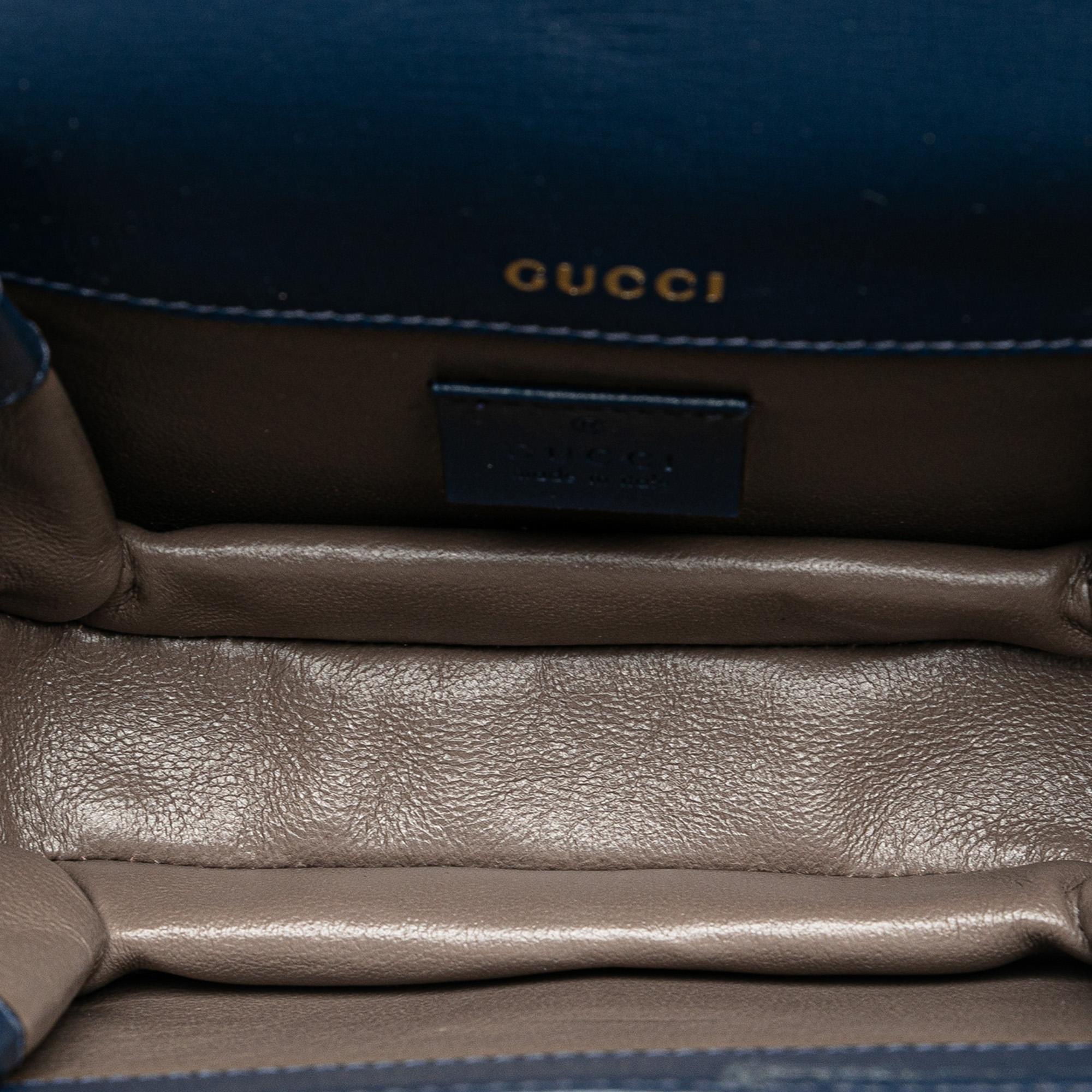 Gucci Mini Leather Sylvie 1969 Crossbody