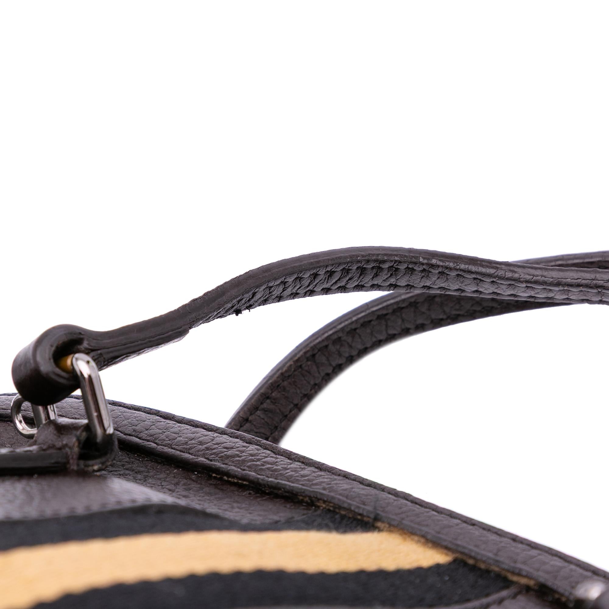 Gucci Mini Leather Web Dome Satchel