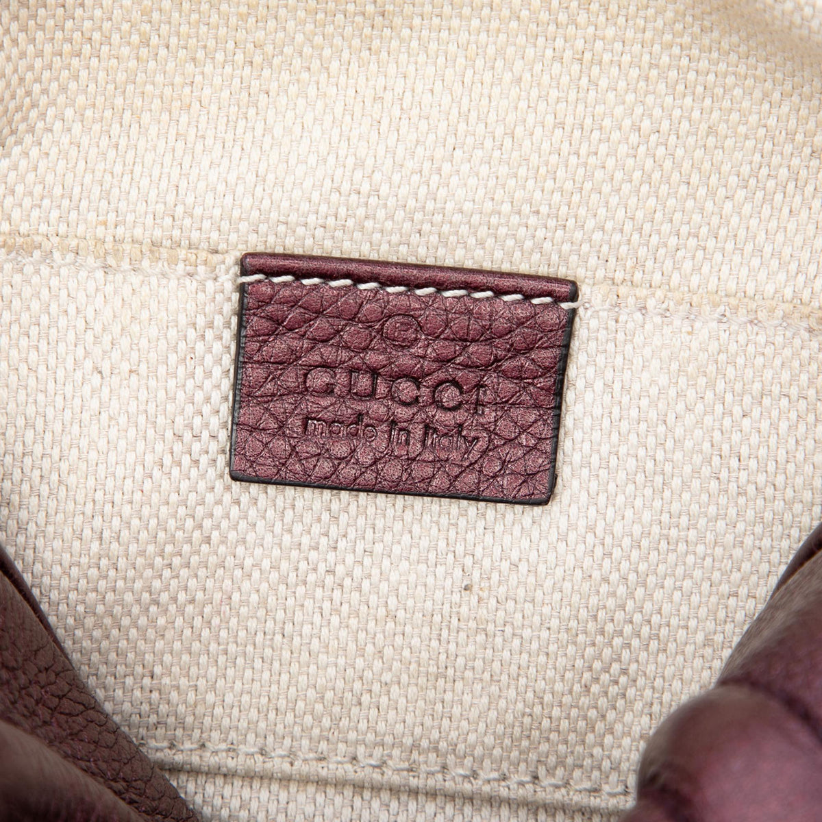 Gucci Mini Metallic Pebbled Calfskin Soho Chain Crossbody