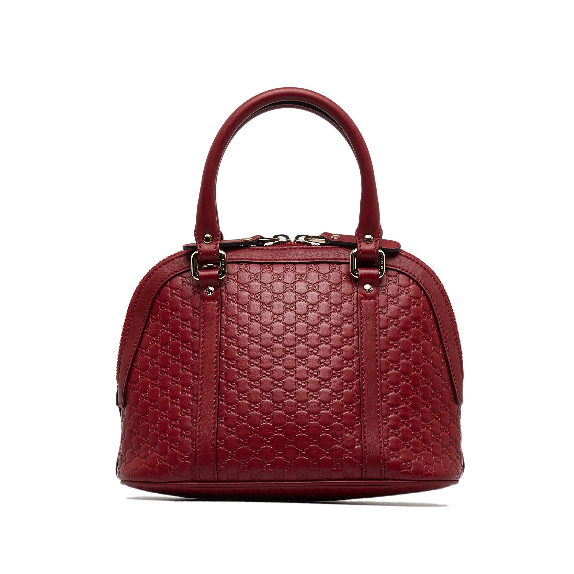 Gucci Mini Microguccissima Dome Satchel (SHG-2zSU9H)