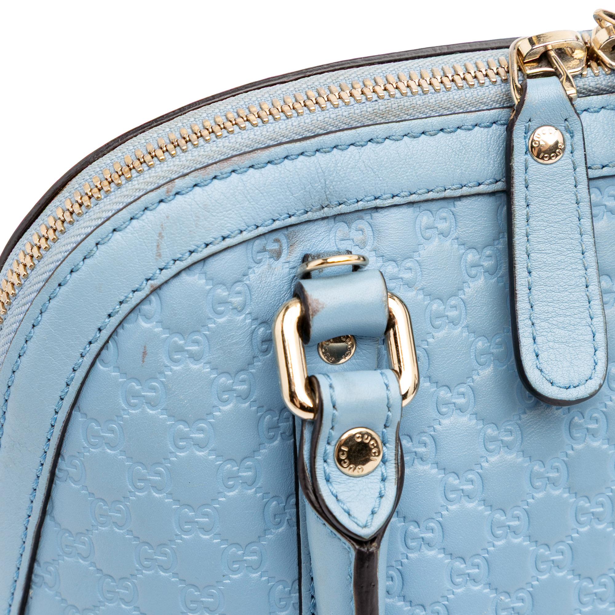 Gucci Mini Microguccissima Dome Satchel