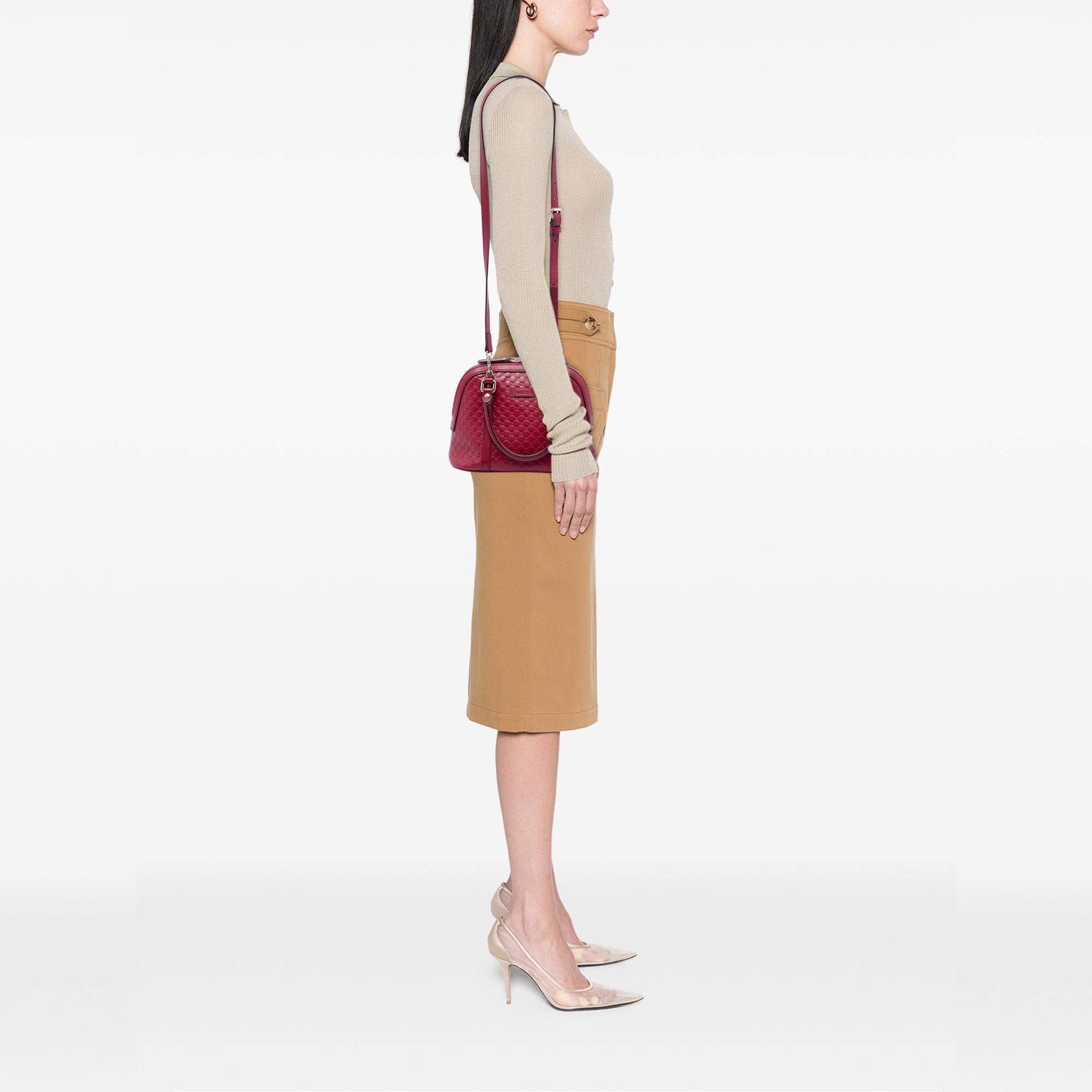 Gucci Mini Microguccissima Dome Satchel