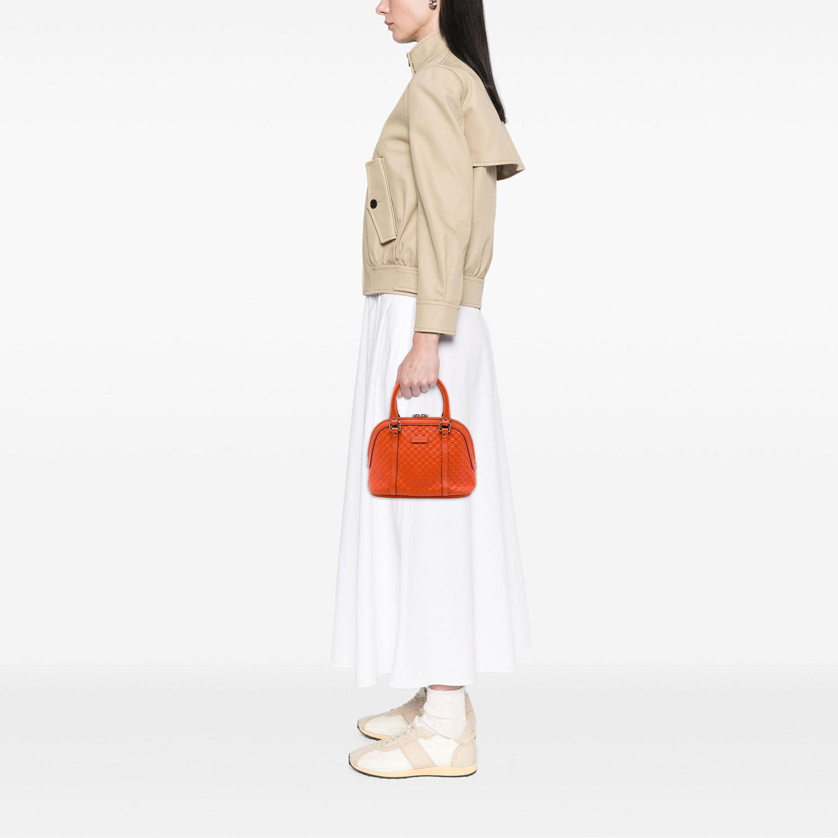Gucci Mini Microguccissima Dome Satchel
