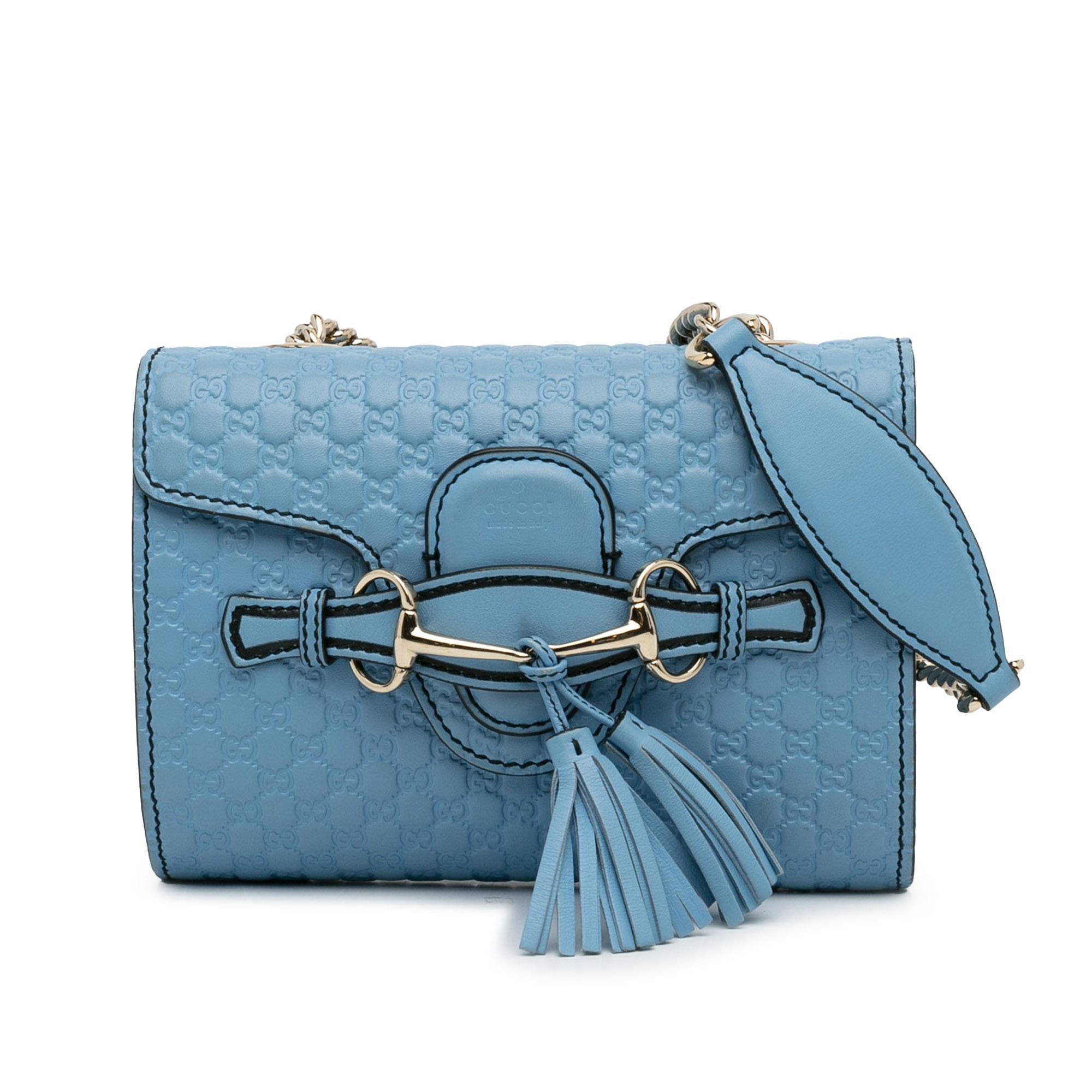 Gucci Mini Microguccissima Emily Crossbody Bag (SHG-d63GRv)
