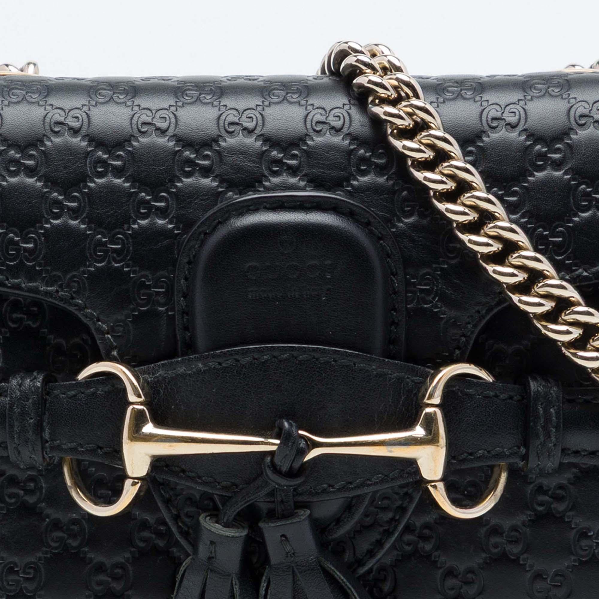 Gucci Mini Microguccissima Emily Crossbody