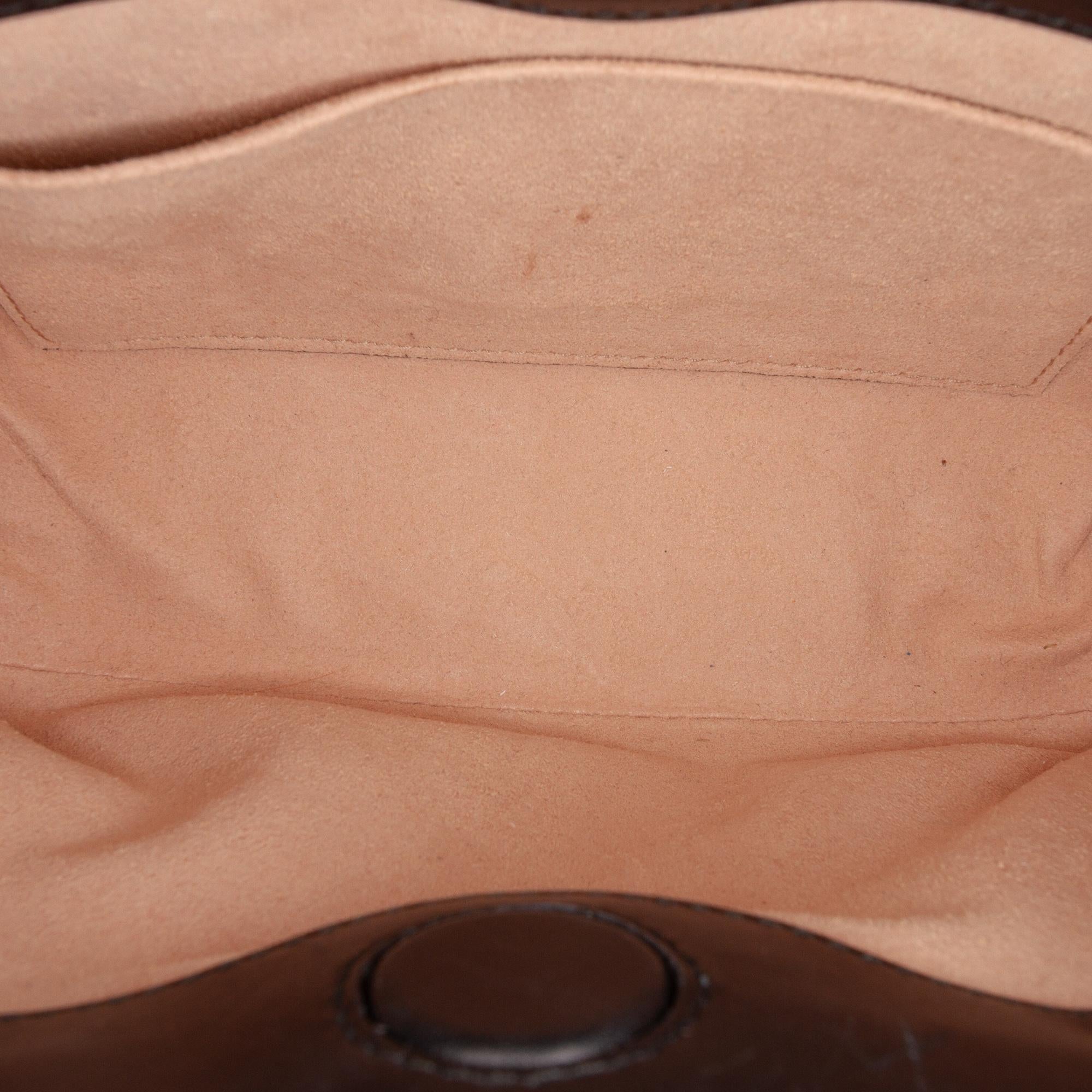 Gucci Mini Nappa Bamboo Web Nymphaea Top Handle Bag