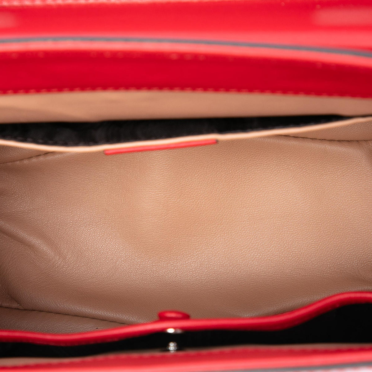 Gucci Mini Polished Calfskin Bamboo Lady Lock Top Handle Bag