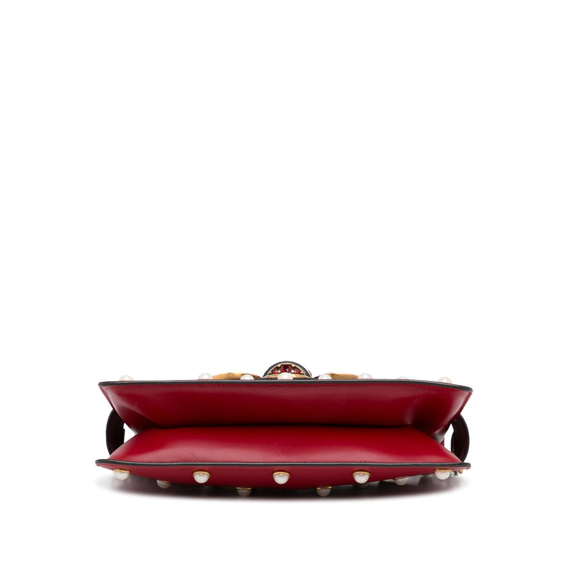 Gucci Mini Queen Margaret Broadway Leather Satchel (SHG-3ul90T)