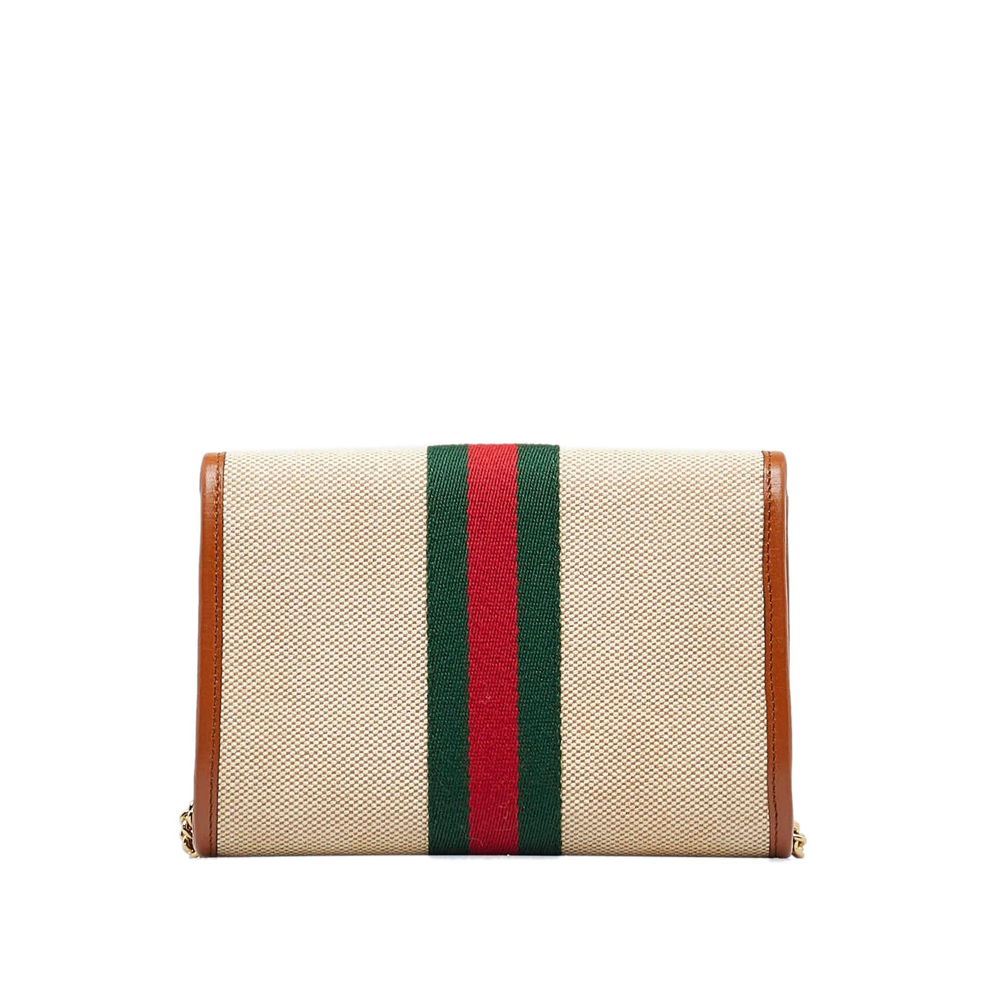 Gucci Mini Rajah Web Chain Crossbody Bag (SHG-01btm5)