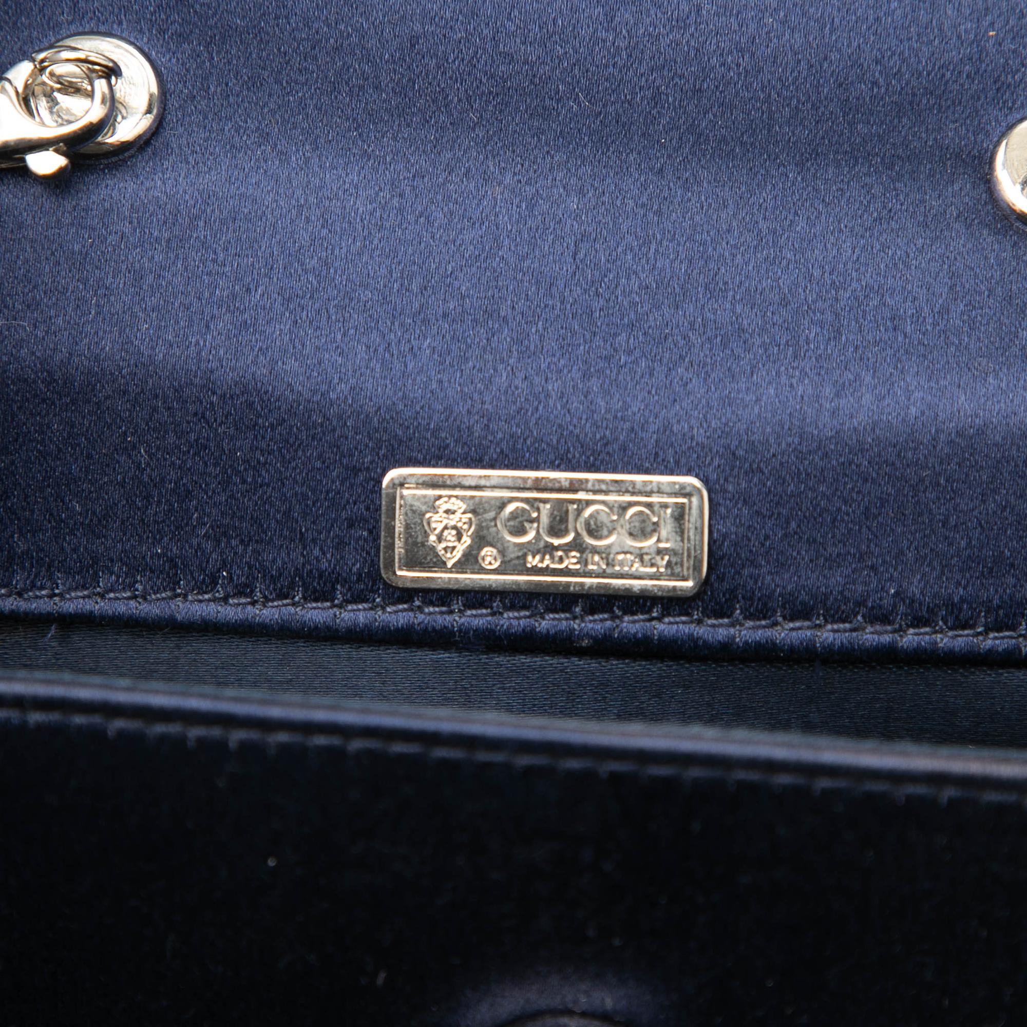 Gucci Mini Satin Bamboo Night