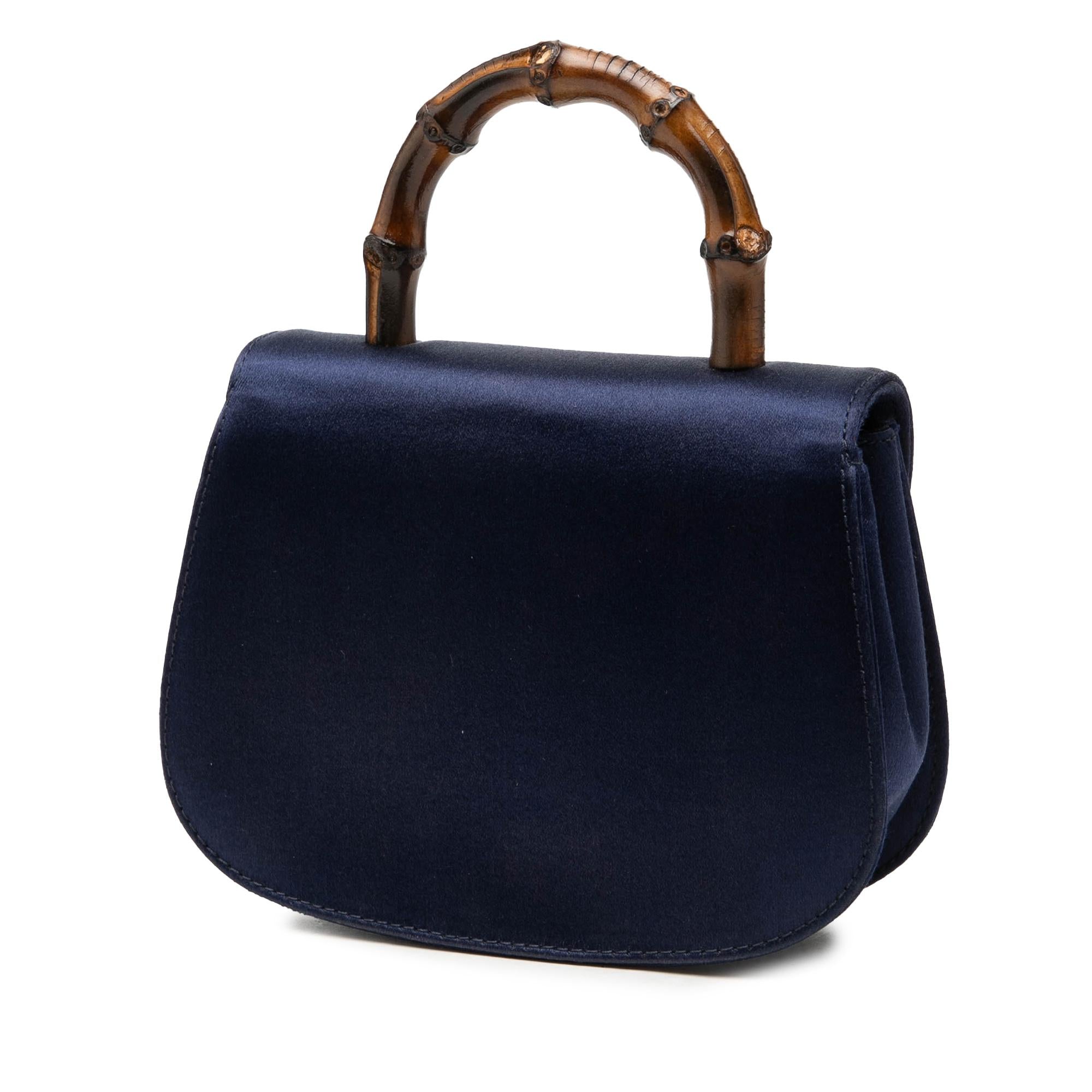 Gucci Mini Satin Bamboo Night