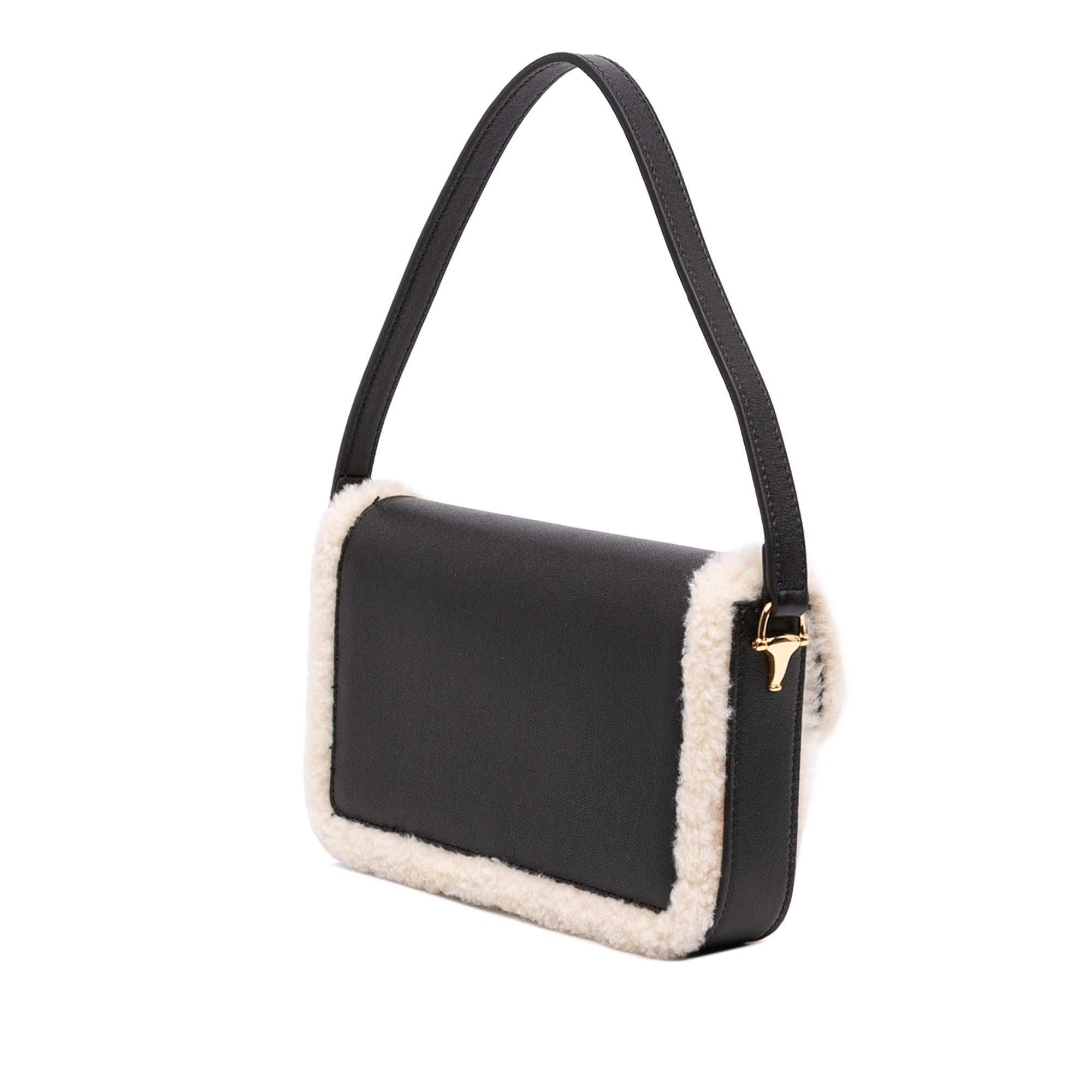 Gucci Mini Shearling Calfskin 1955 Horsebit Handbag