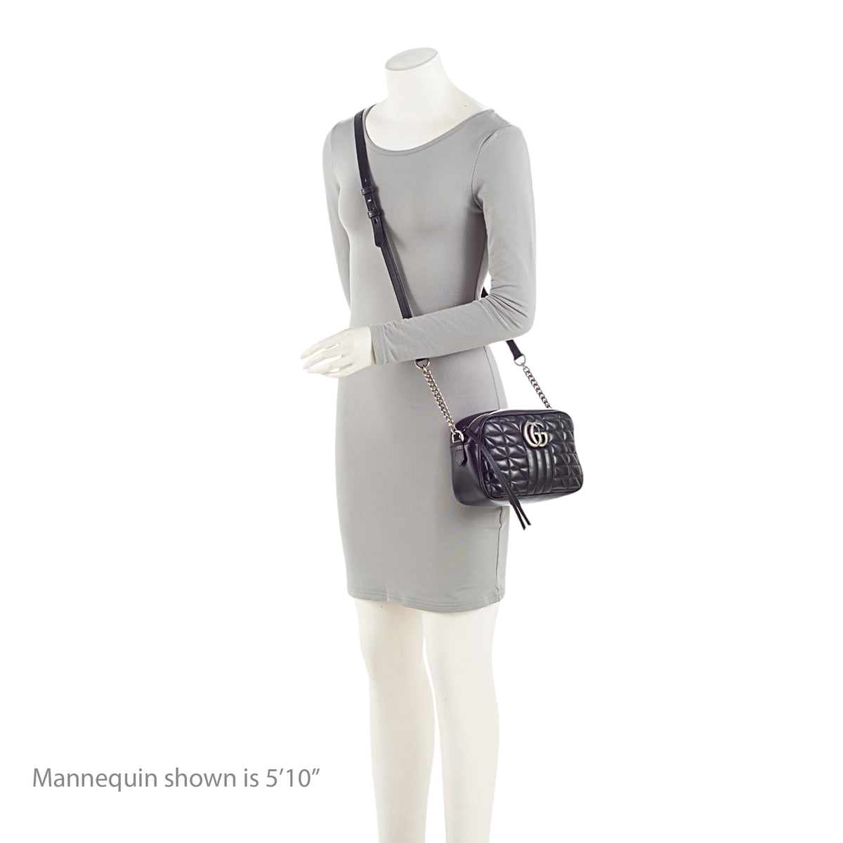 Gucci Mixed Matelasse Leather GG Marmont Aria Small Camera Bag