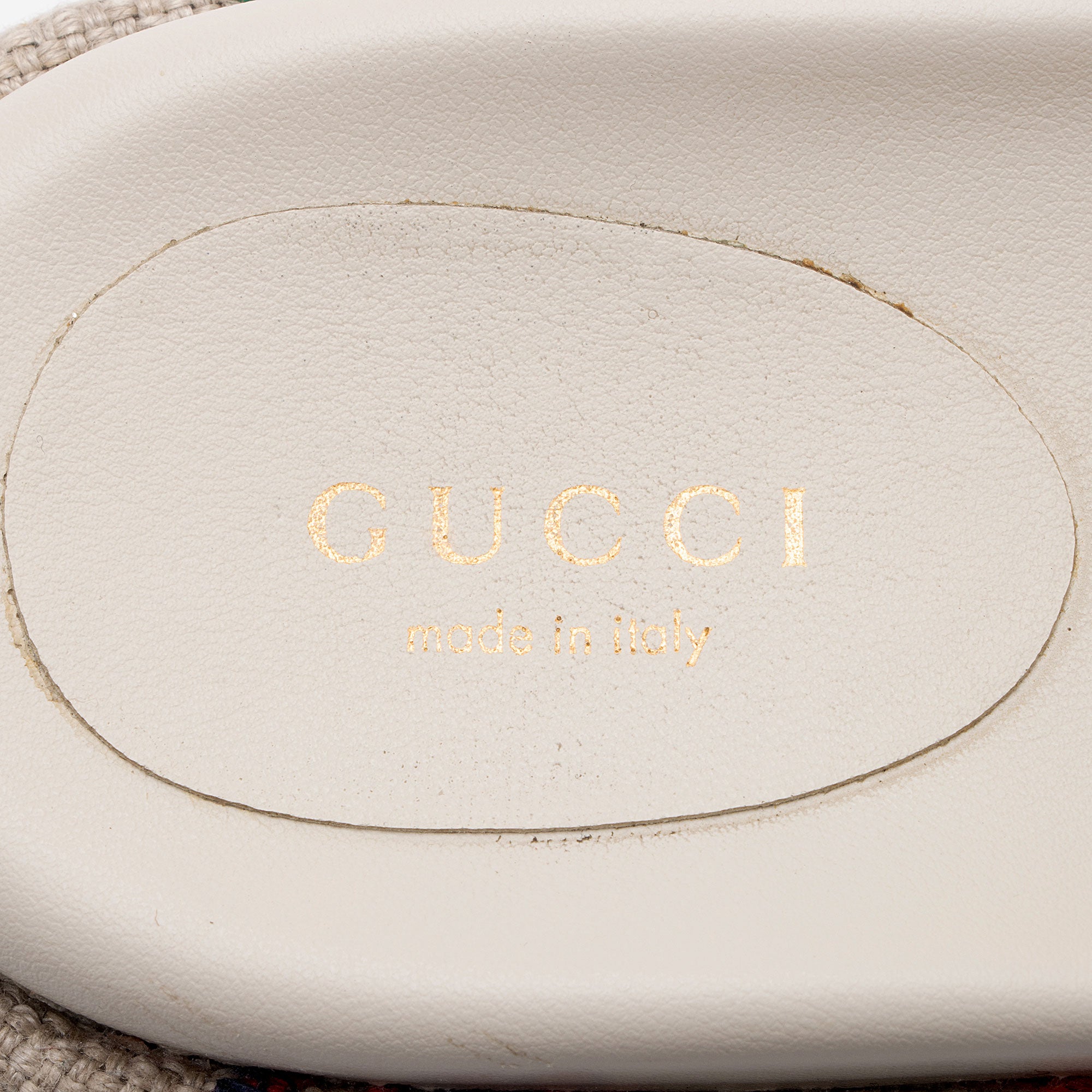 Gucci Multicolor GG Canvas Angelina Slide Platform Sandals - Size 6 / 36 (SHF-wjmixu)